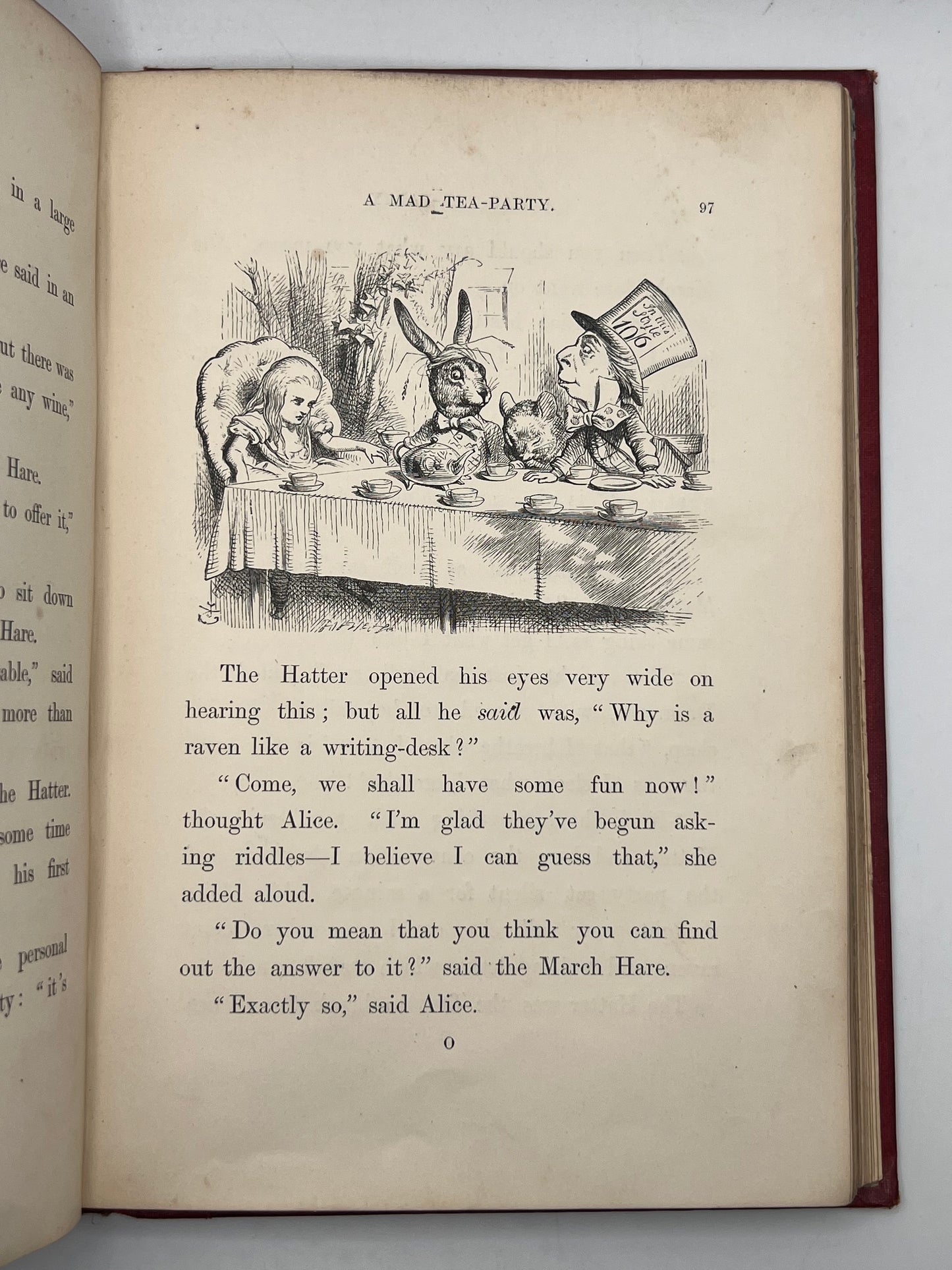 Alice's Adventures in Wonderland 1866 & Through the Looking Glass 1872; Fine First Editions in Original Cloth