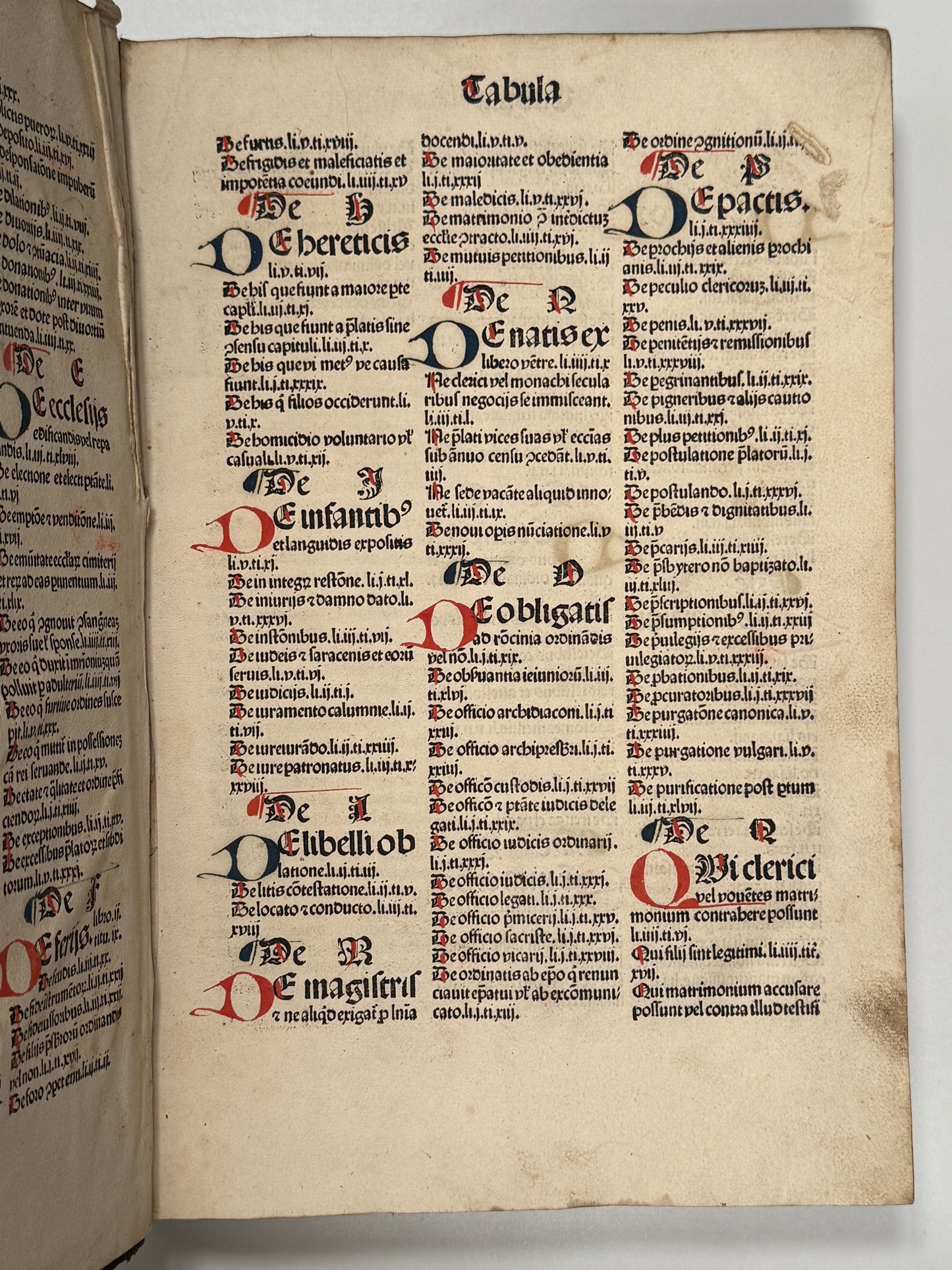 Bernard of Botone's Casus Longi 1484; Finely Rubricated Incunable