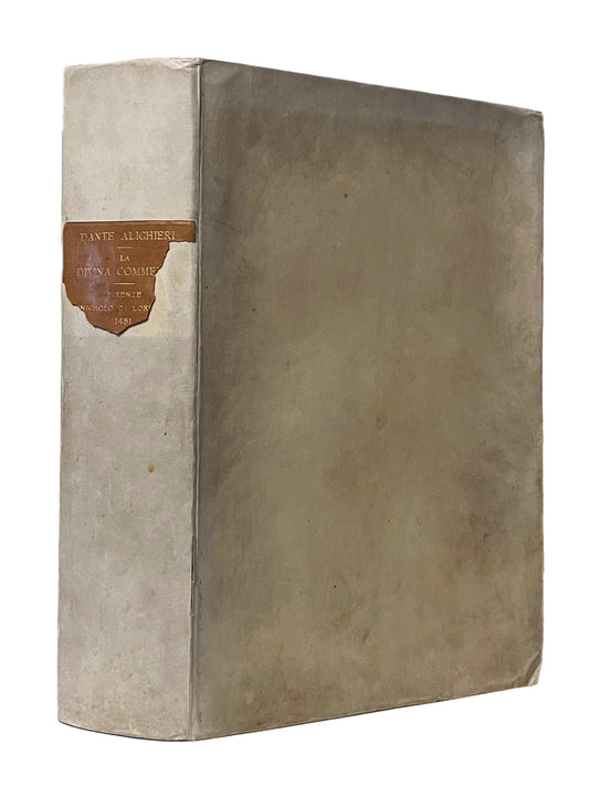 The Divine Comedy of Dante 1481: The Important First Illustrated Edition