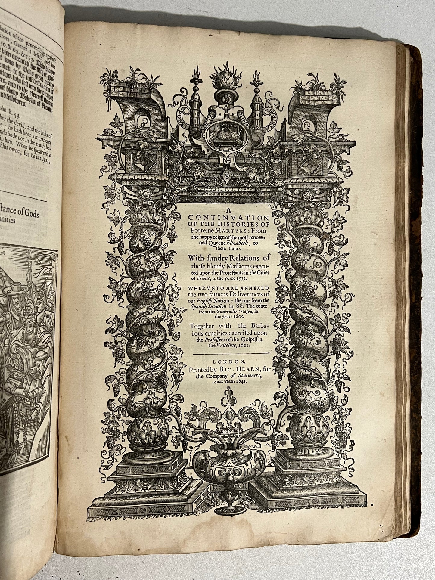 John Foxe's Acts & Monuments: Martyrs, 1641