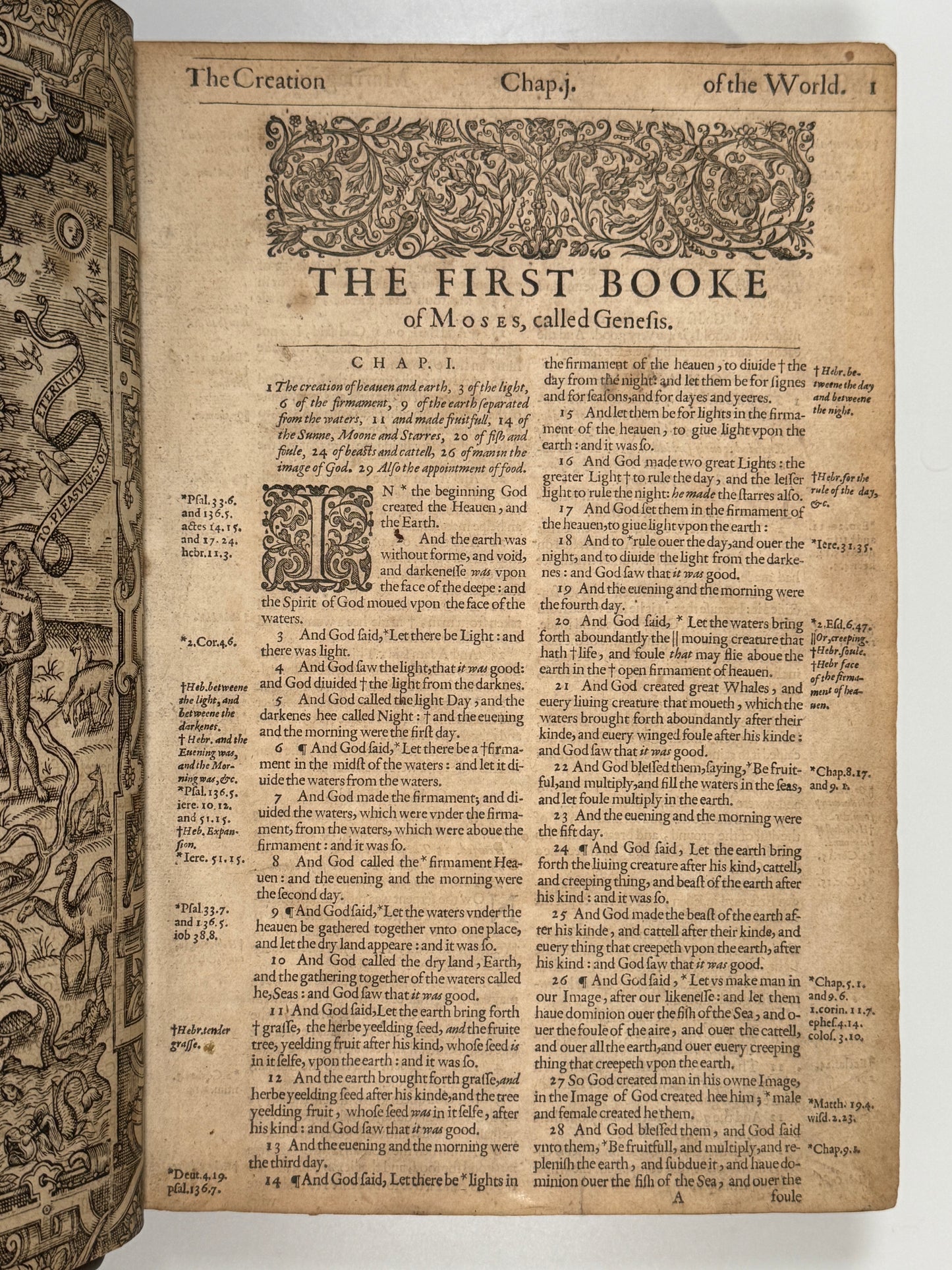 1616 King James Bible: First Small Folio Edition Including Map