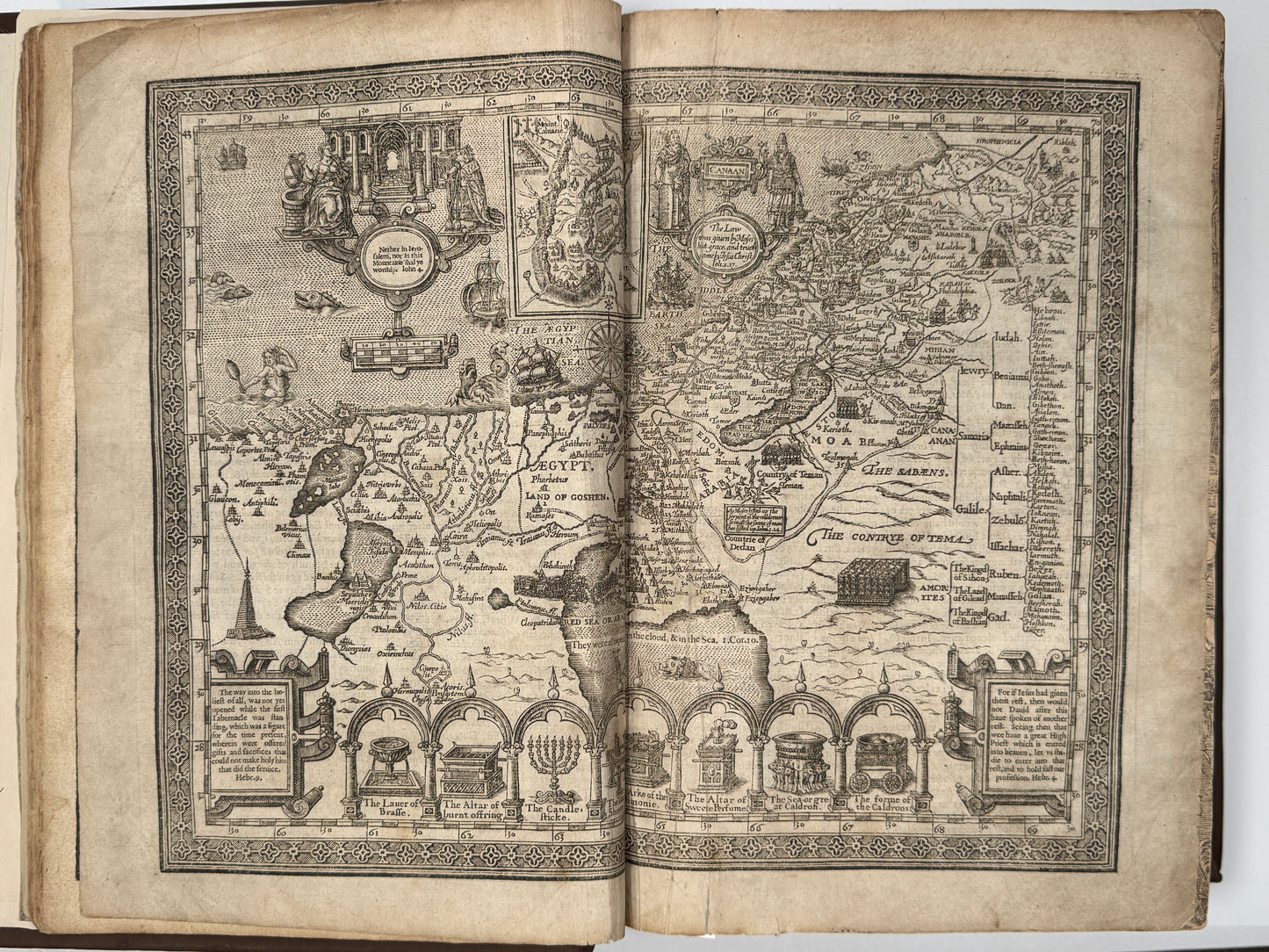 1616 King James Bible: First Small Folio Edition Including Map