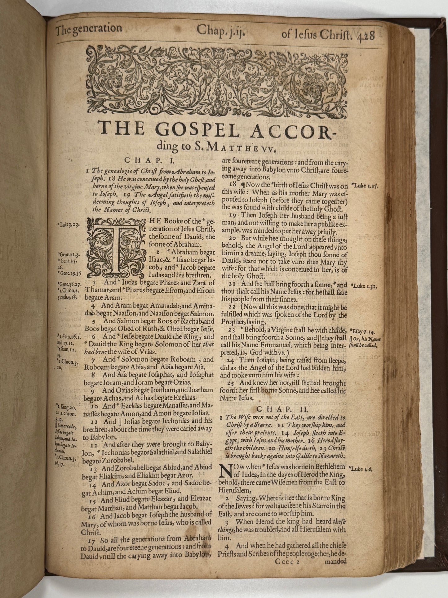 1616 King James Bible: First Small Folio Edition Including Map