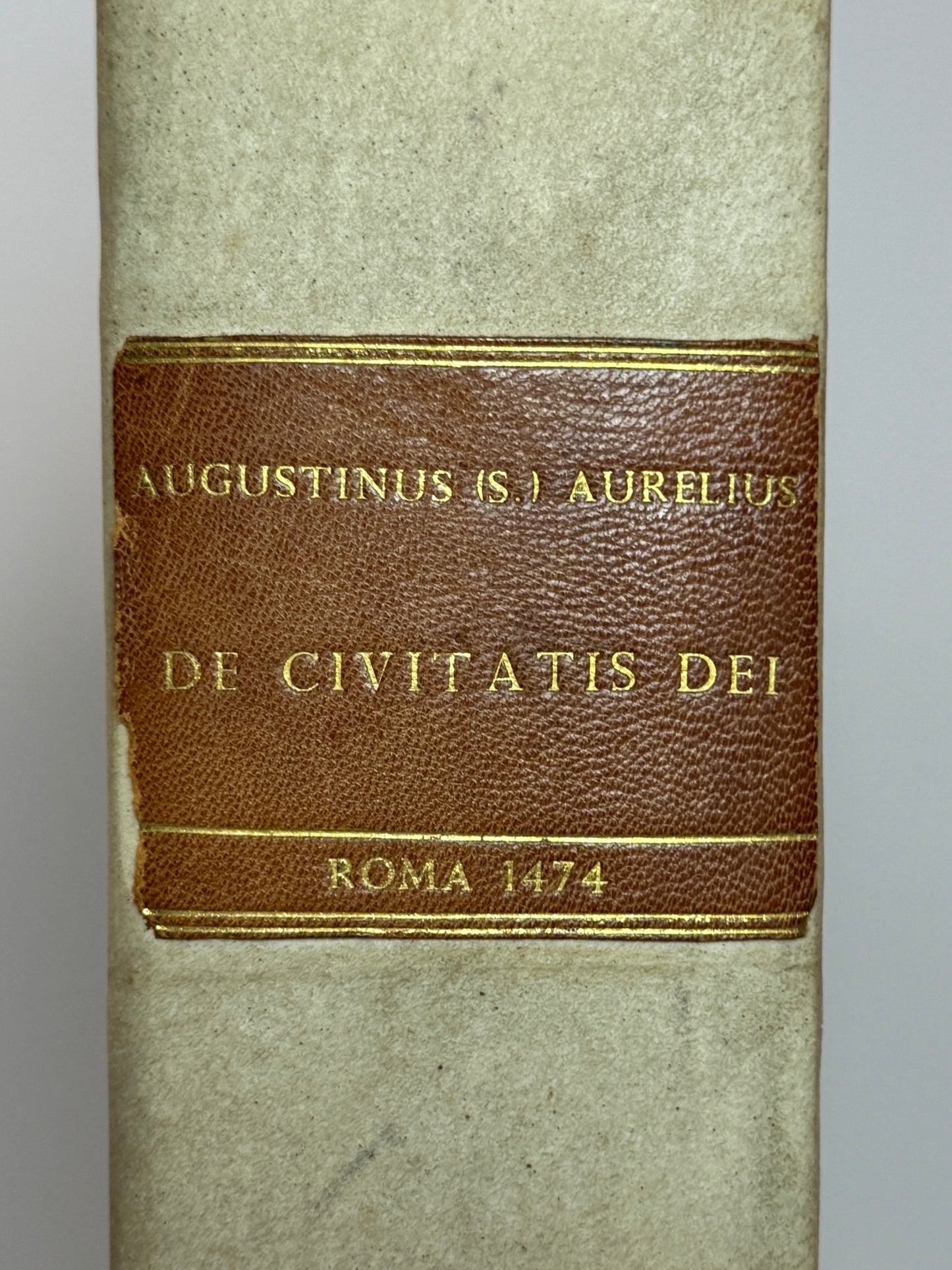 St. Augustine's De Civitate Dei 1474: An Important Incunable