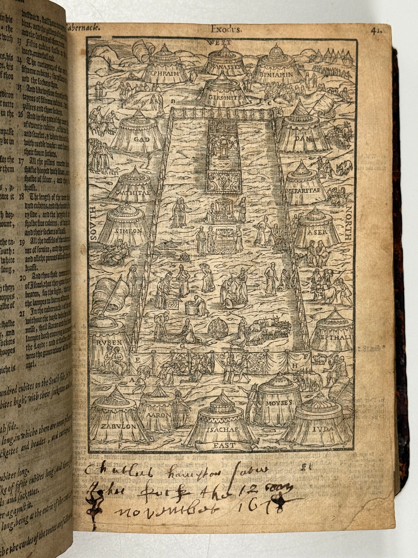 1577 Bishop's Bible "Treacle Bible"; Rare Quarto Edition