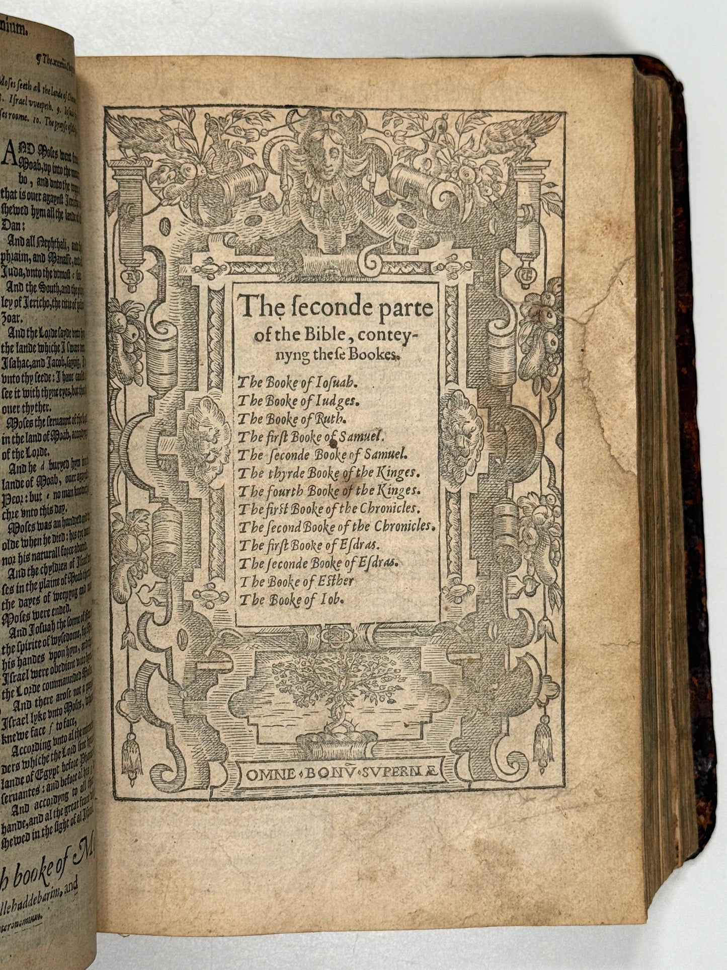 1577 Bishop's Bible "Treacle Bible"; Rare Quarto Edition