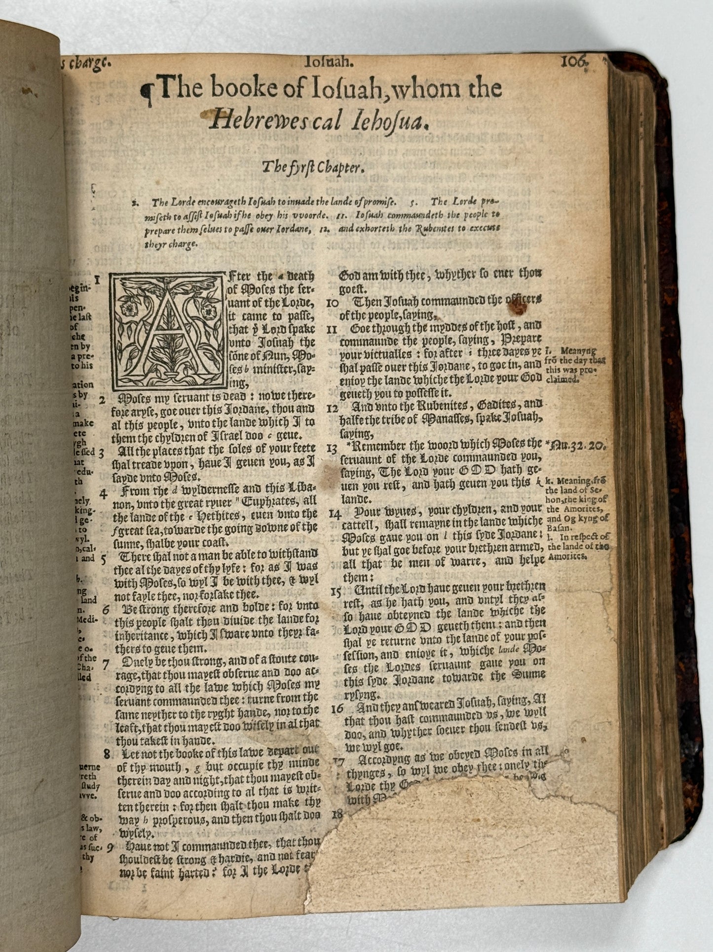 1577 Bishop's Bible "Treacle Bible"; Rare Quarto Edition