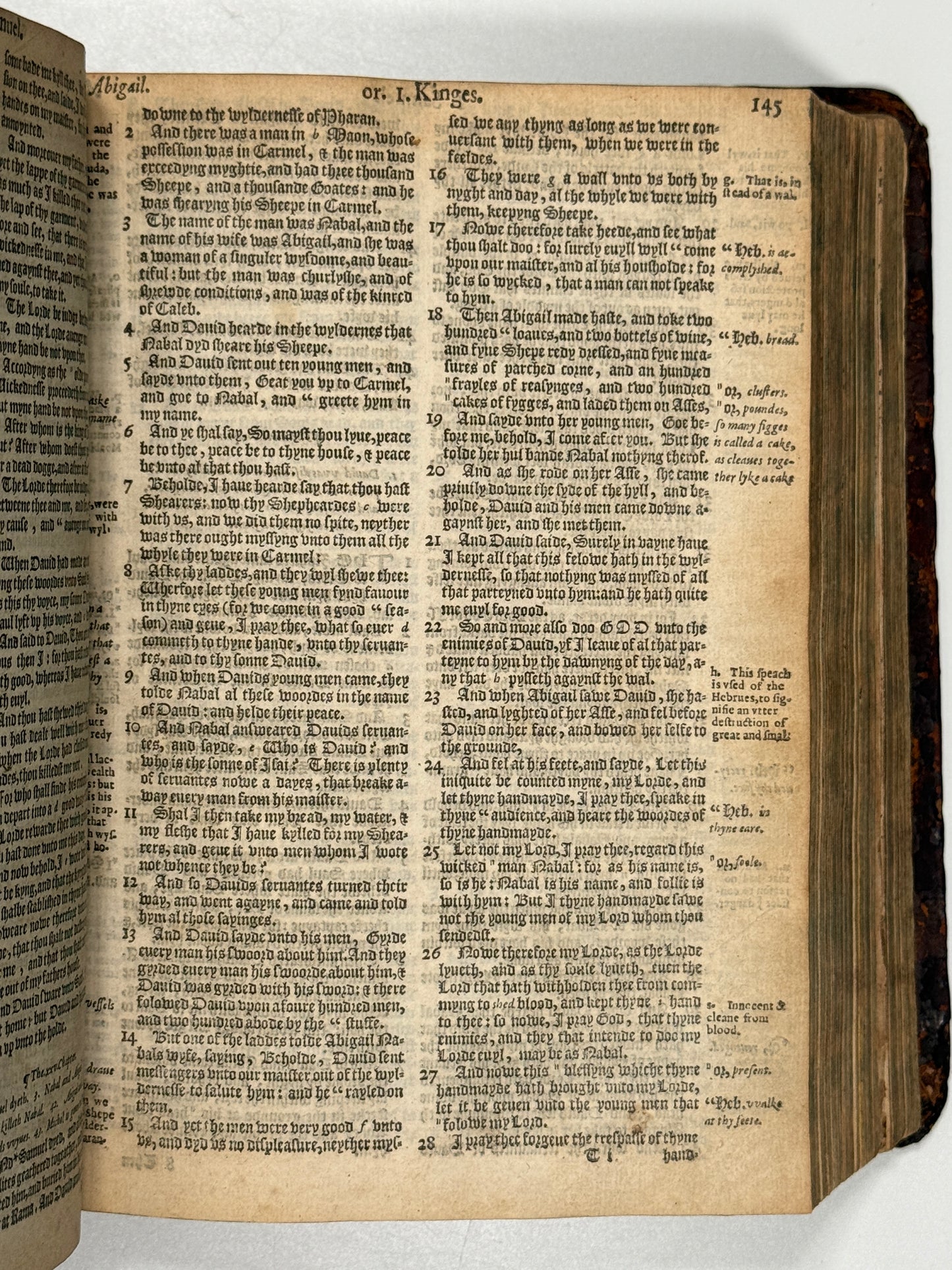 1577 Bishop's Bible "Treacle Bible"; Rare Quarto Edition