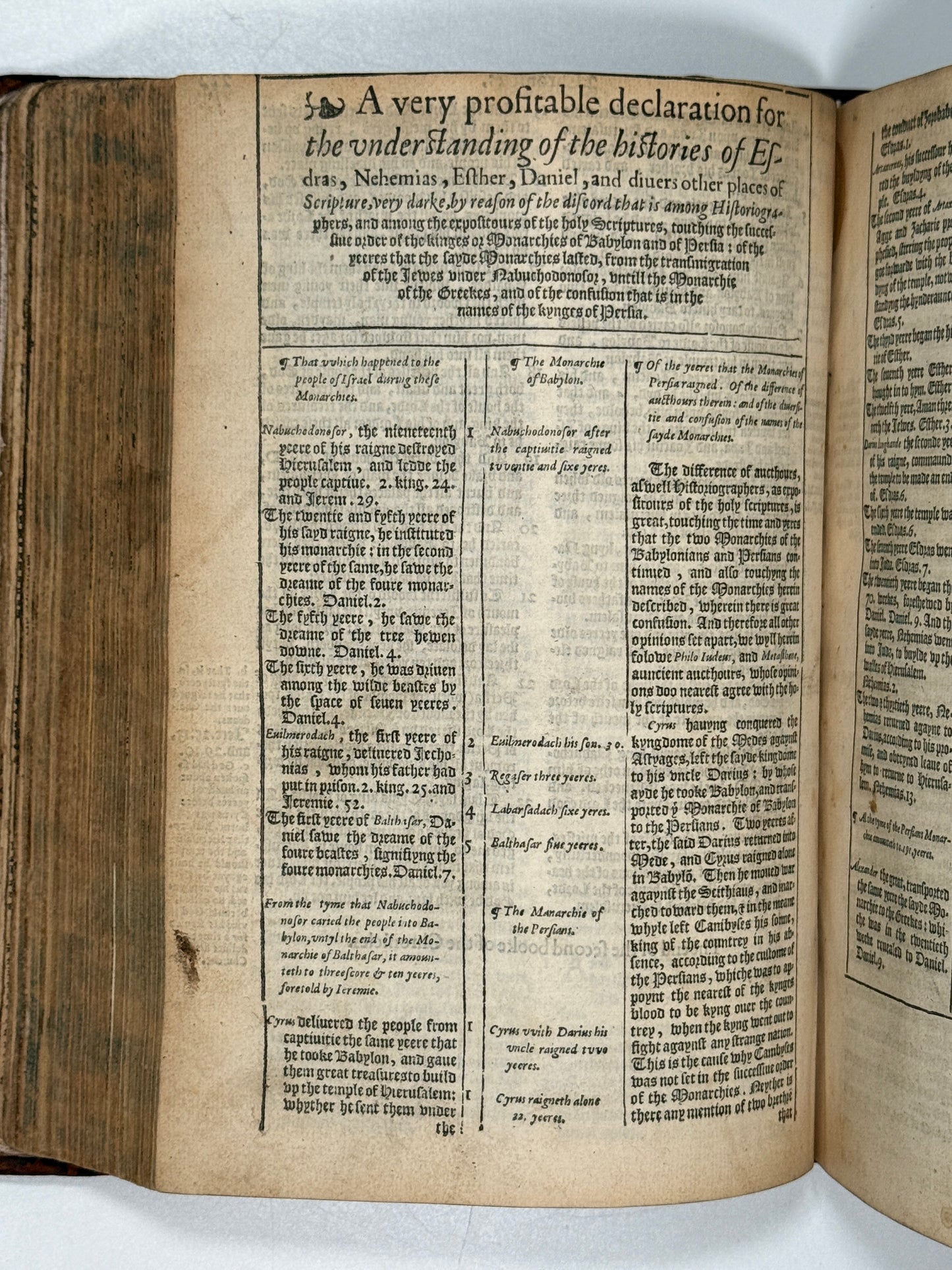 1577 Bishop's Bible "Treacle Bible"; Rare Quarto Edition