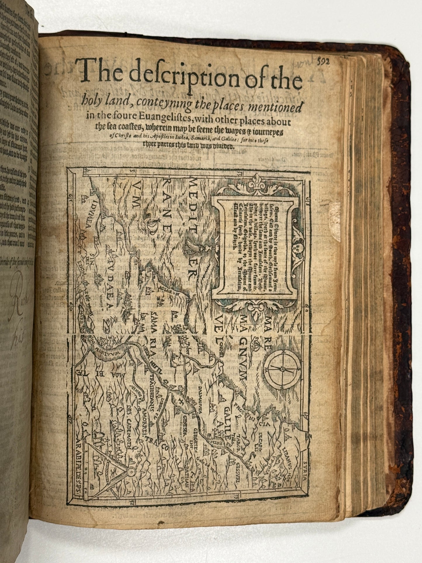 1577 Bishop's Bible "Treacle Bible"; Rare Quarto Edition