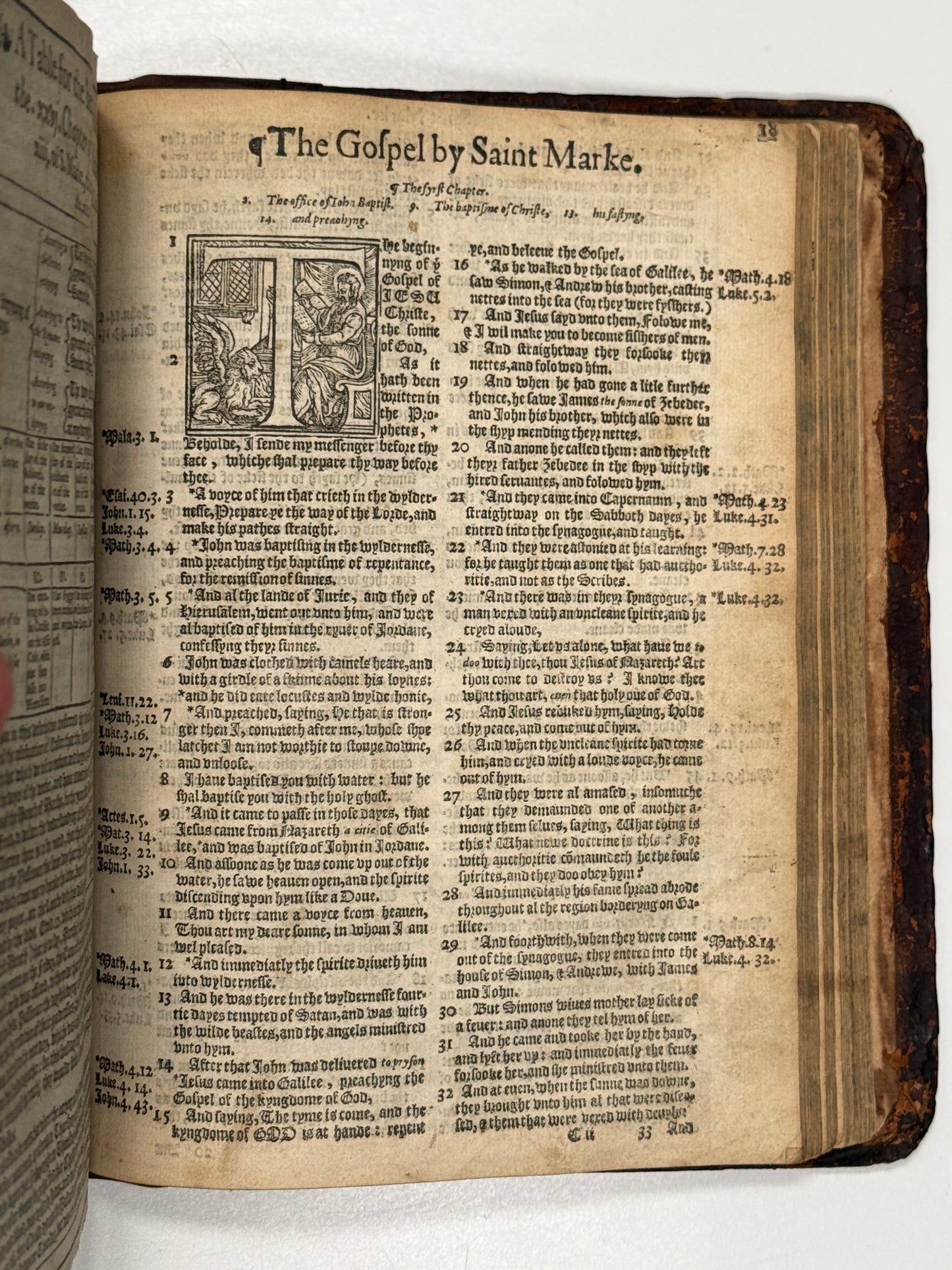 1577 Bishop's Bible "Treacle Bible"; Rare Quarto Edition