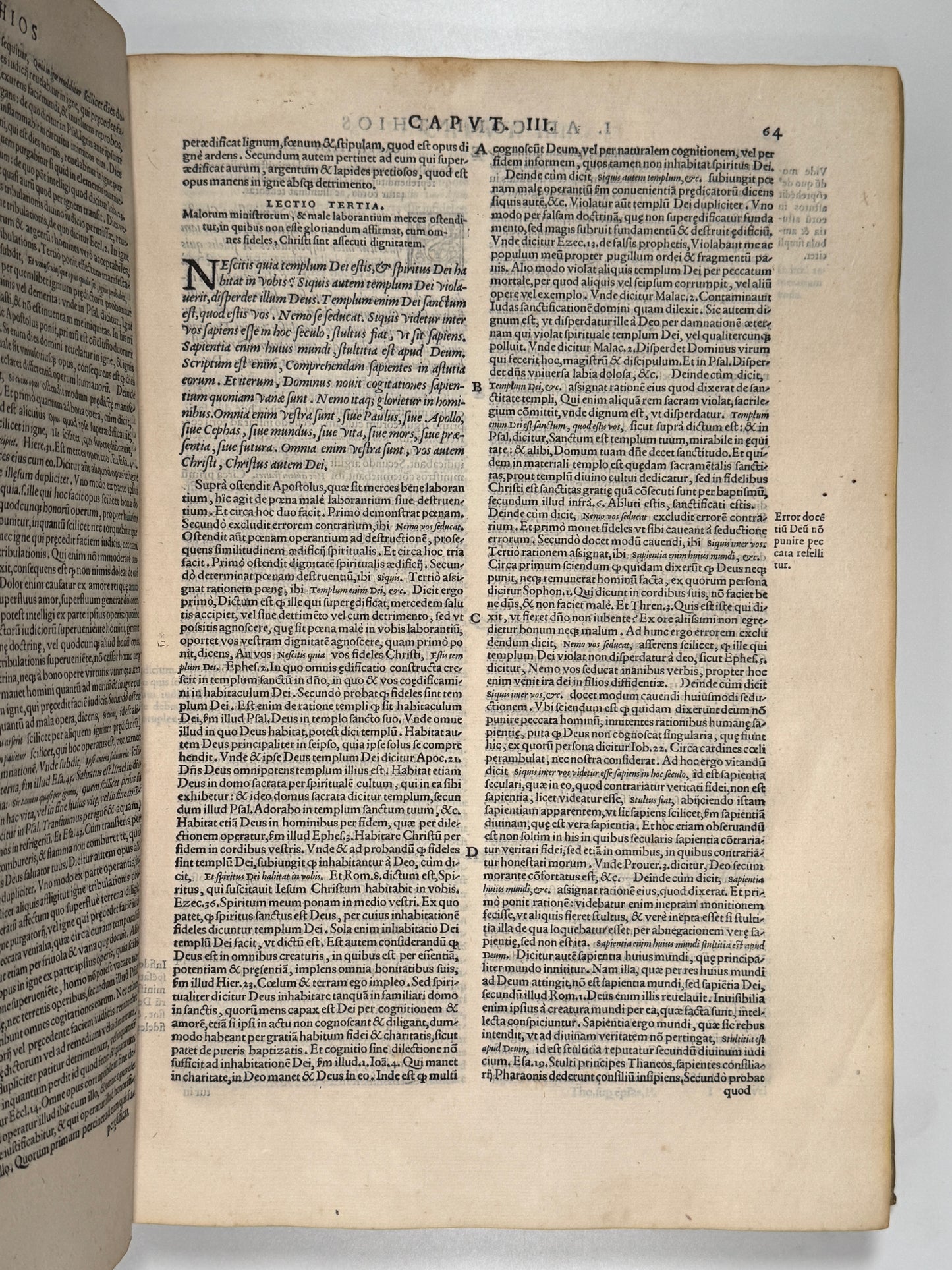 St. Thomas Aquinas' Commentary on the Pauline Epistles 1562