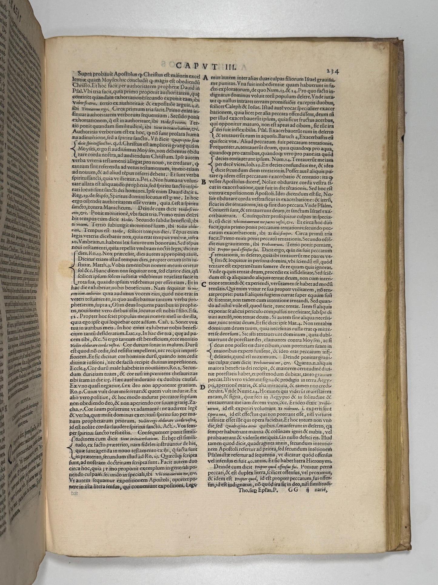 St. Thomas Aquinas' Commentary on the Pauline Epistles 1562