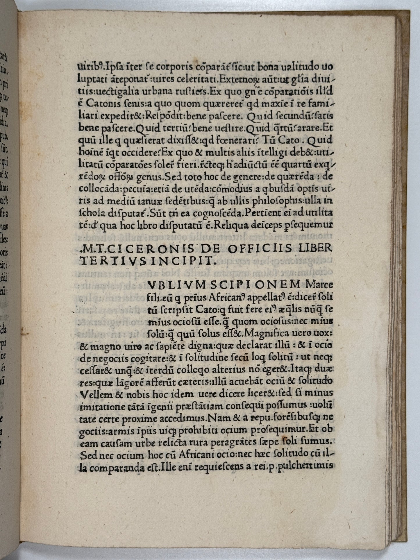 Cicero's De Officiis 1477: An Extremely Rare Parmese Imprint