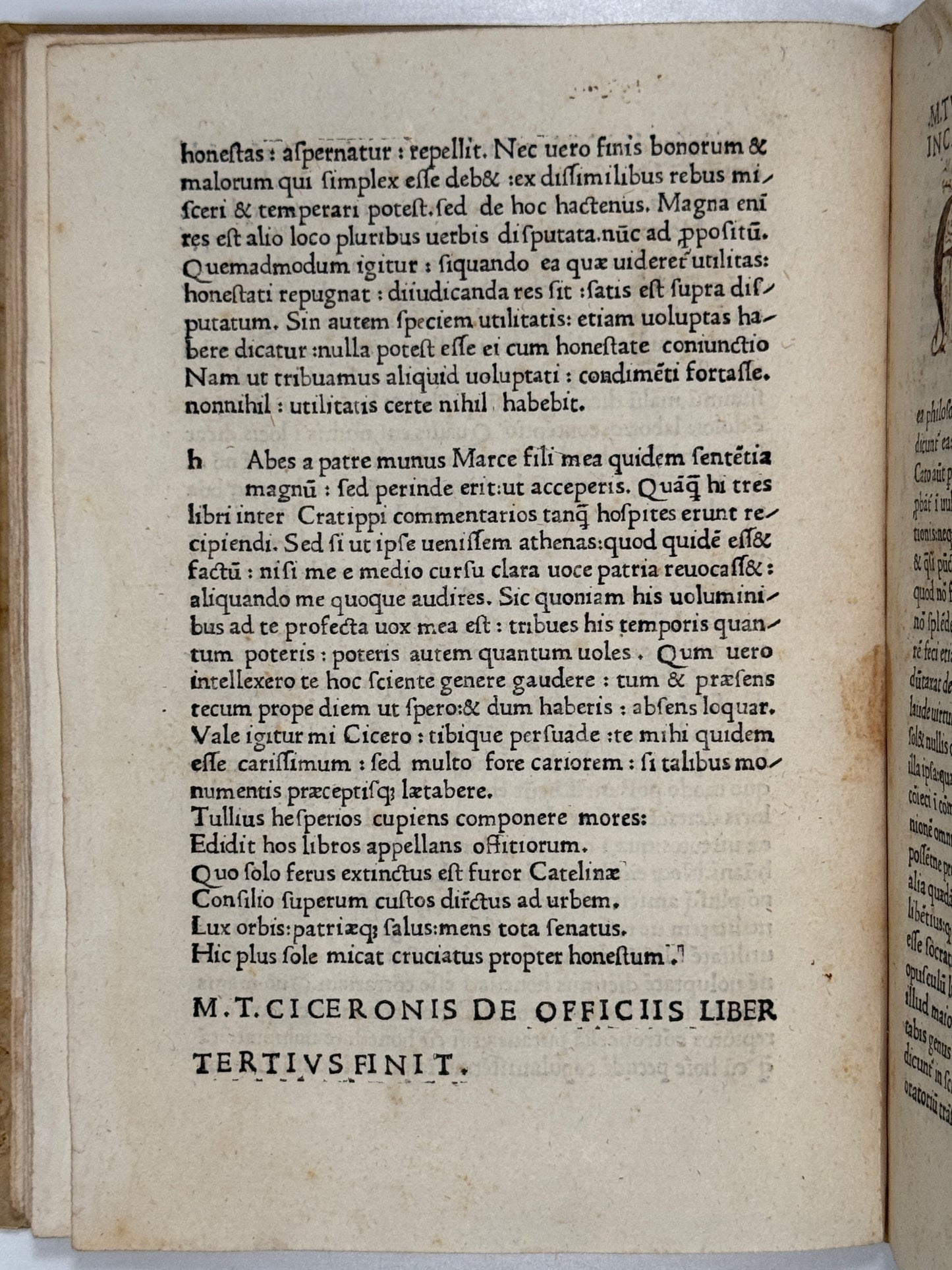 Cicero's De Officiis 1477: An Extremely Rare Parmese Imprint