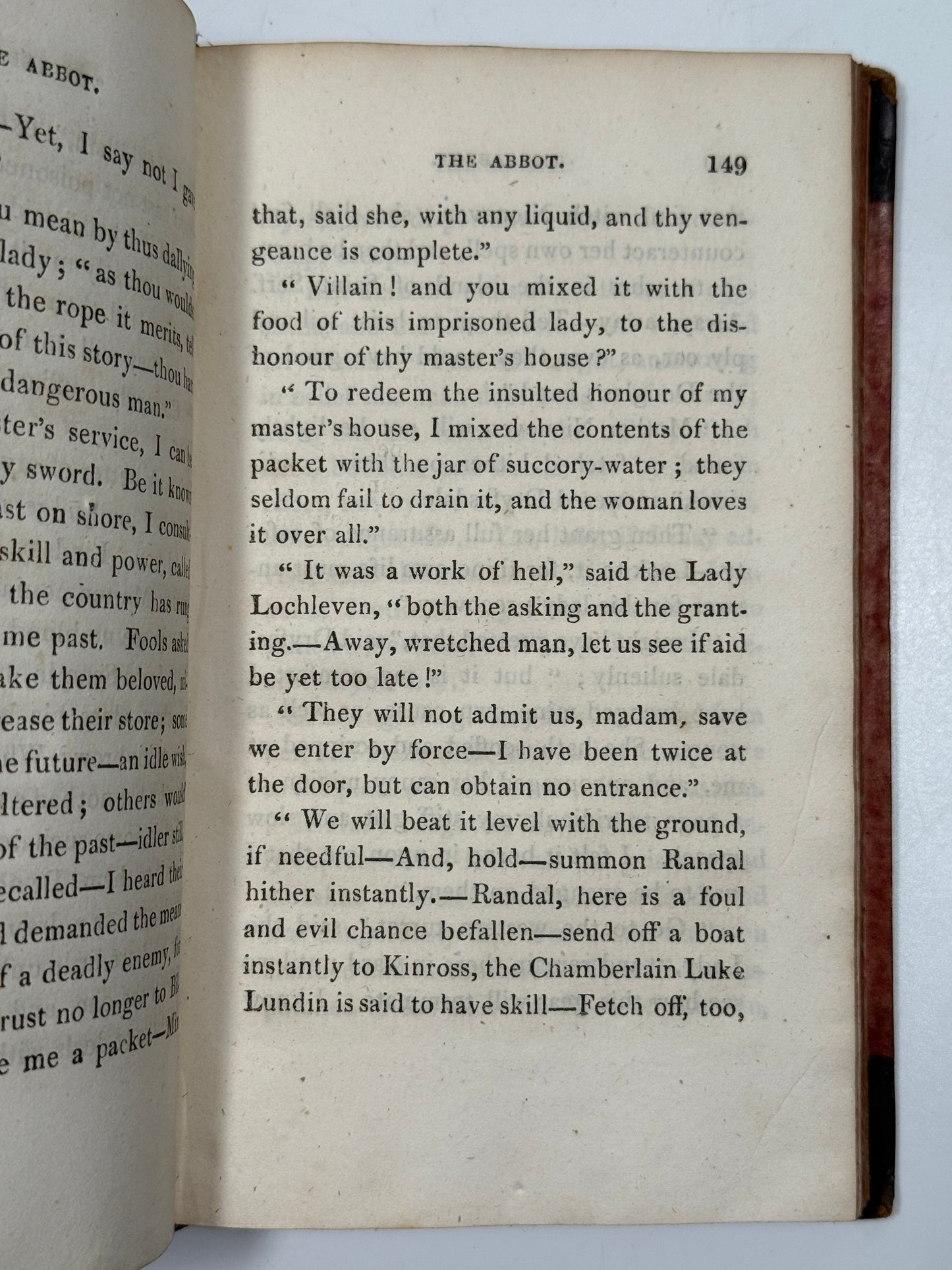 The Abbot by Walter Scott 1820 First Edition