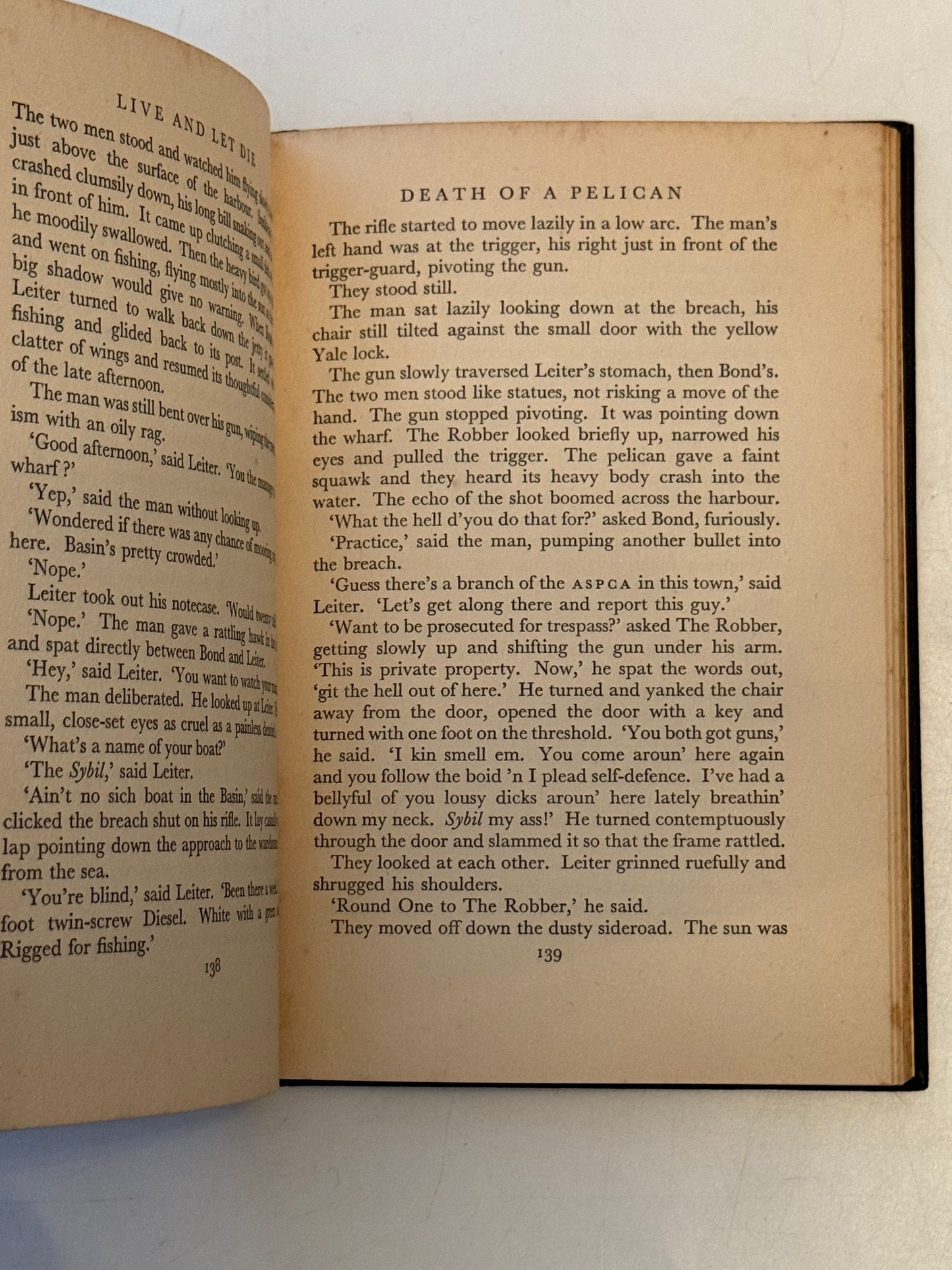 Live and Let Die by Ian Fleming 1954 First Edition First Impression in the Dust Jacket
