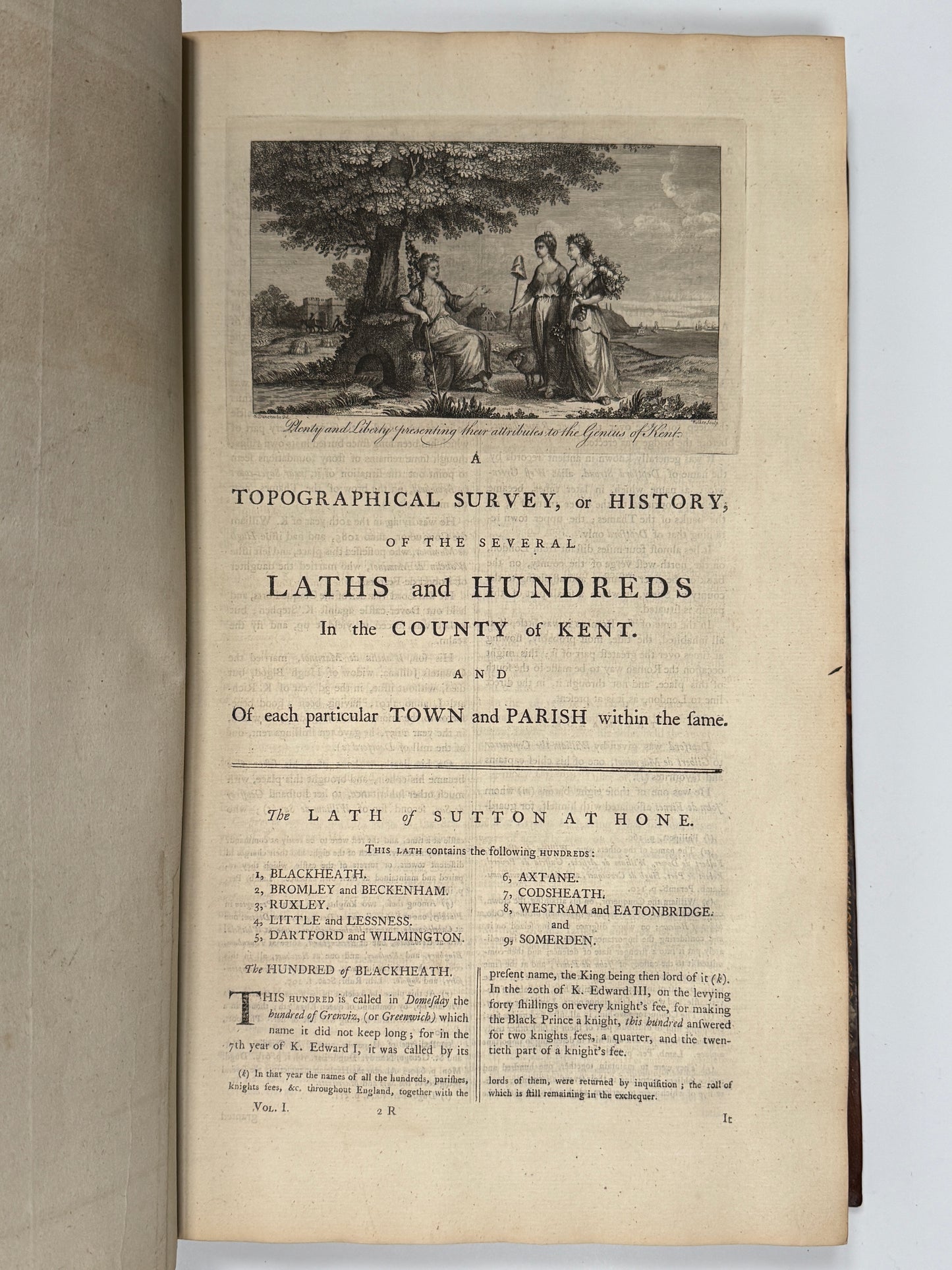 The History of Kent by Edward Hasted 1778-99 First Edition