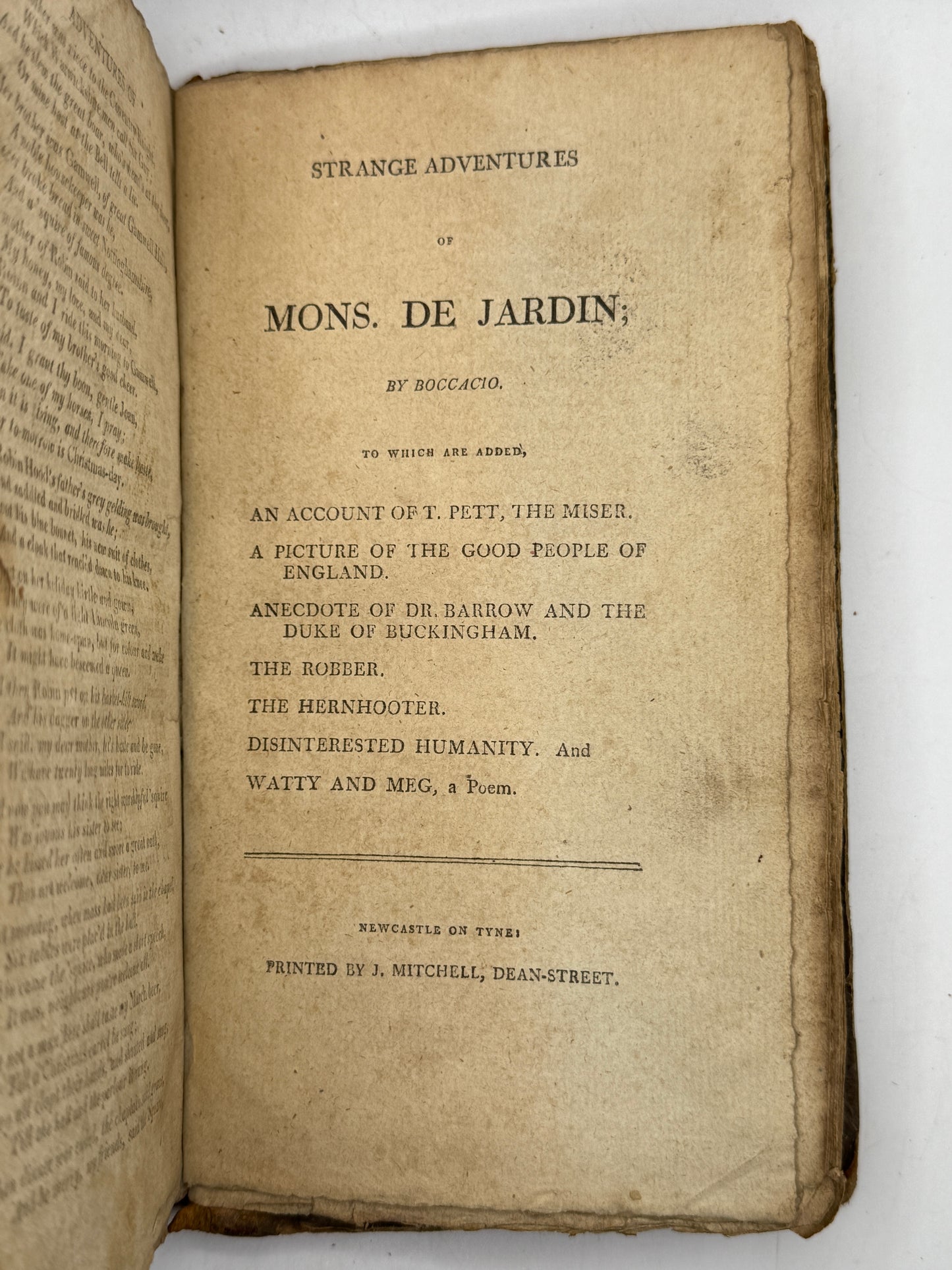 Chapbook Sammelband c.1800-1810: Robin Hood, Robinson Crusoe, etc
