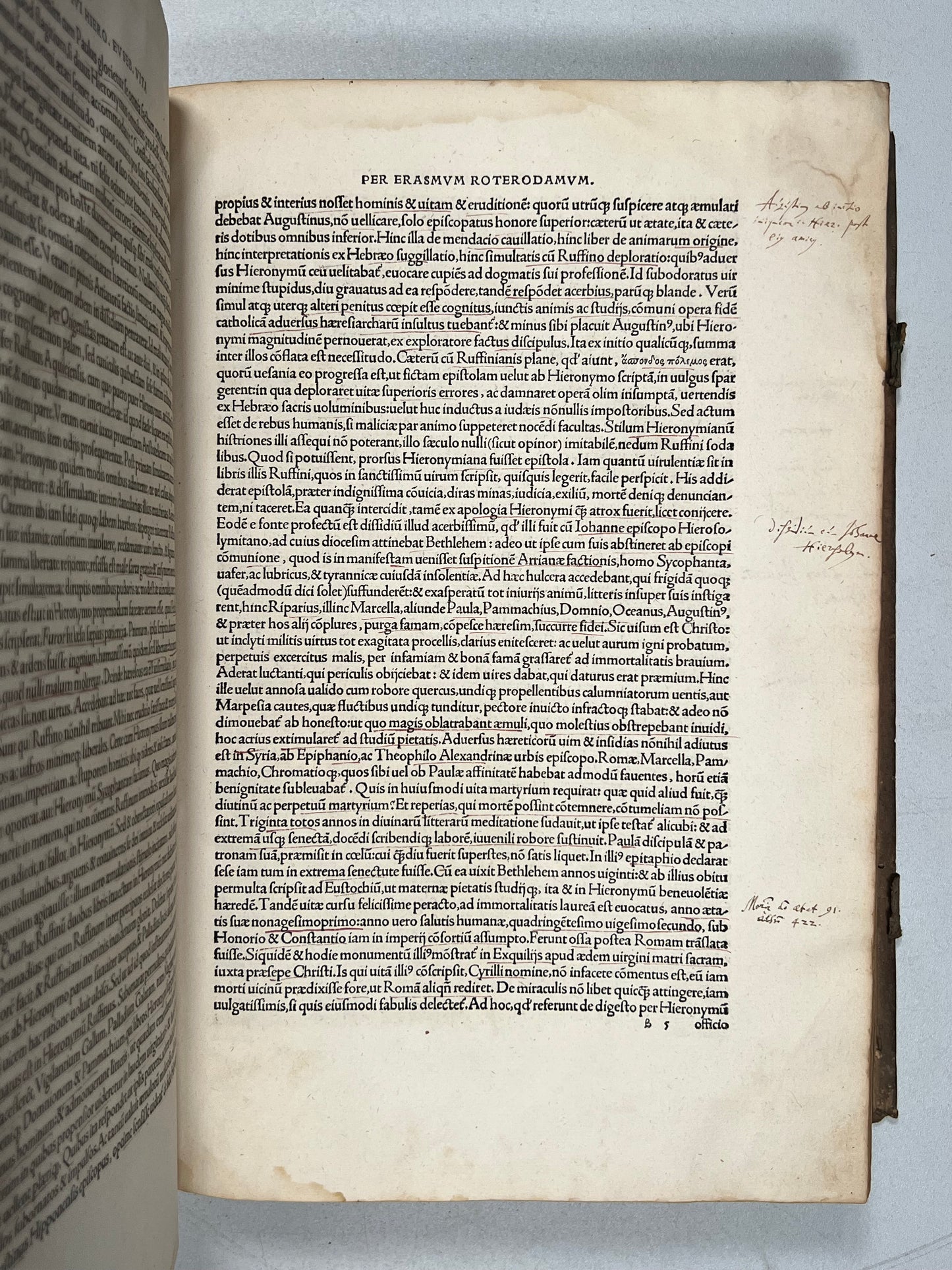 The Works of St. Jerome 1516 First Erasmus Edition