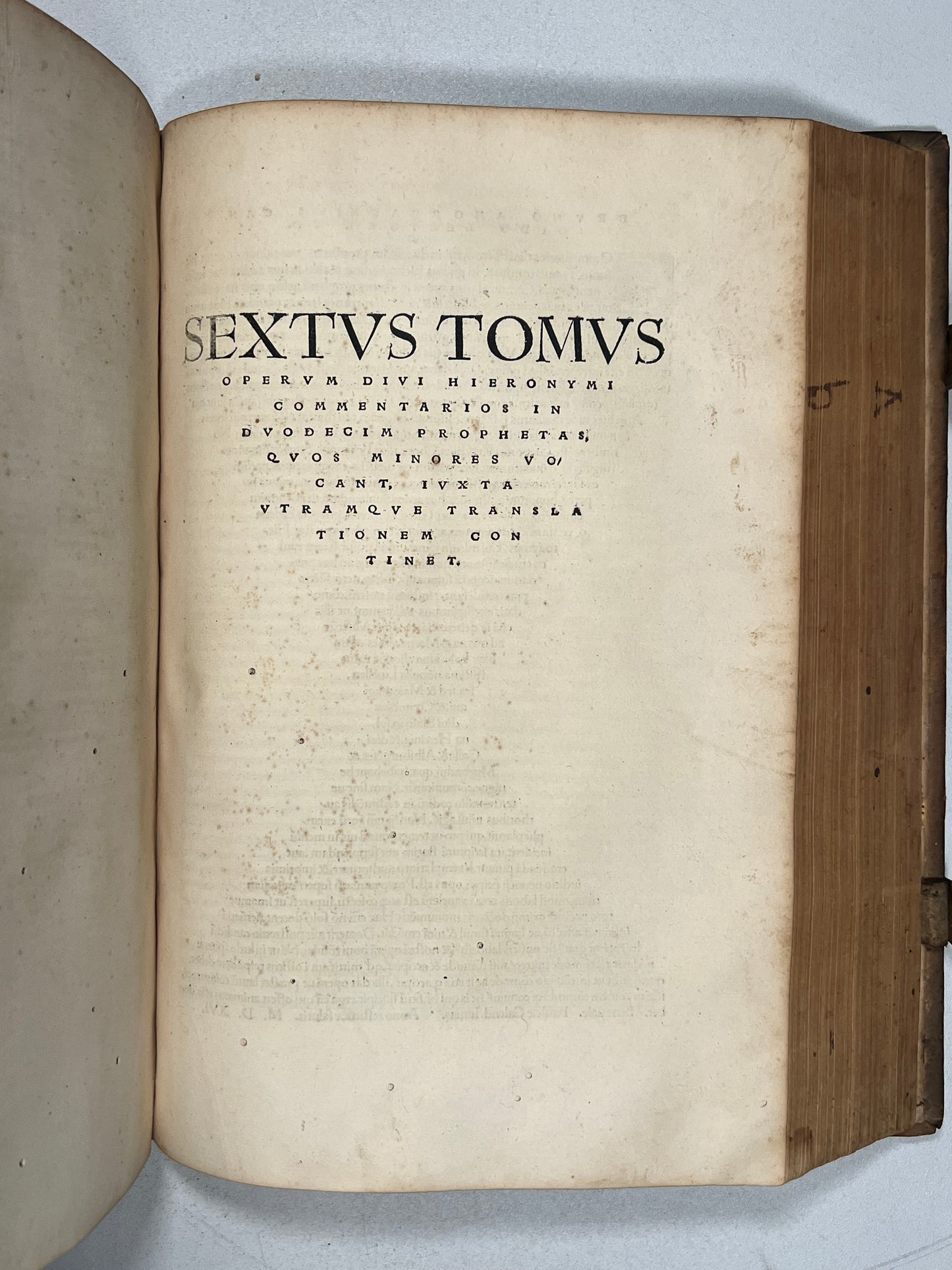 The Works of St. Jerome 1516 First Erasmus Edition