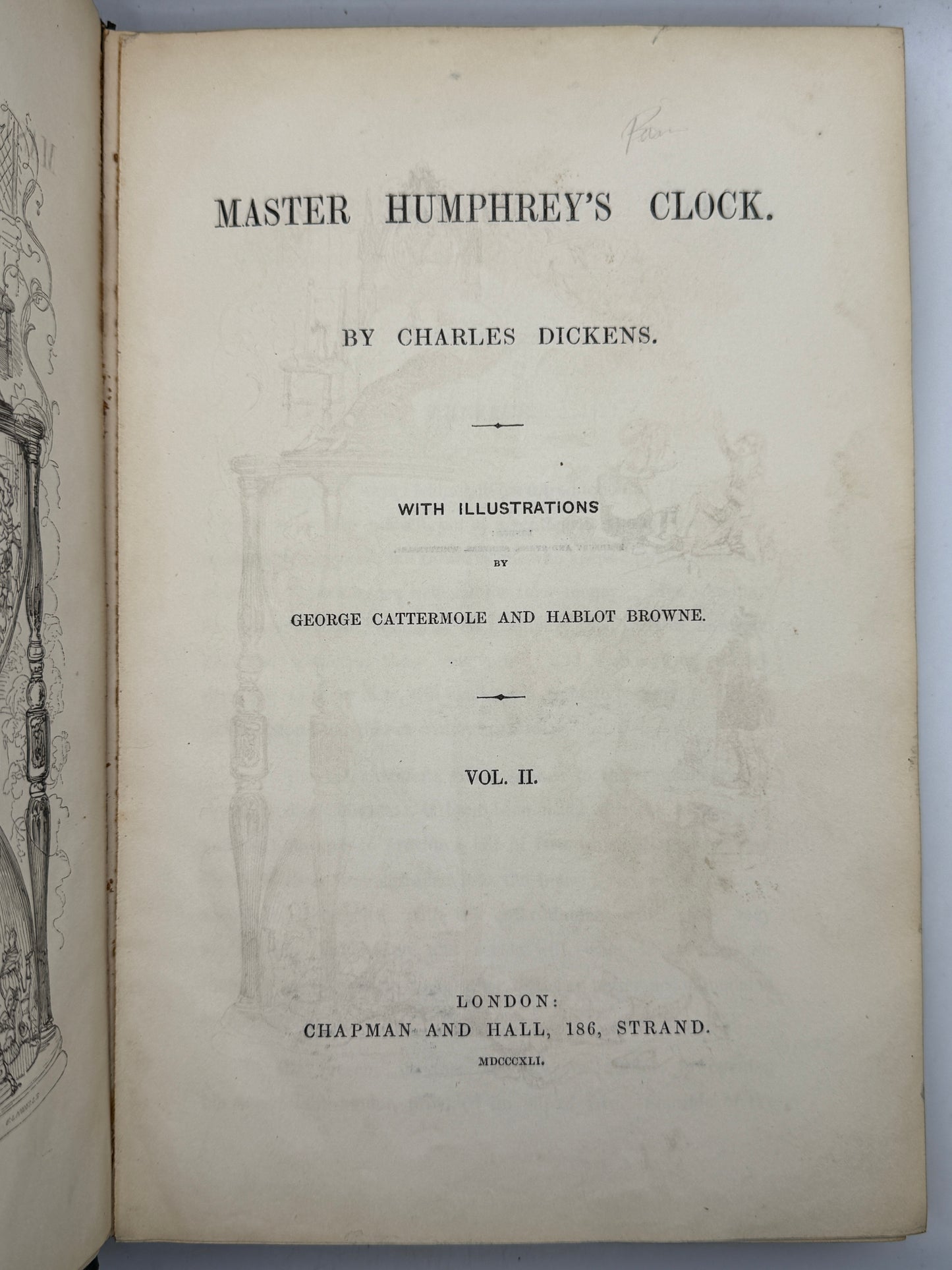 Master Humphrey's Clock by Charles Dickens 1840 in Bespoke Slipcase