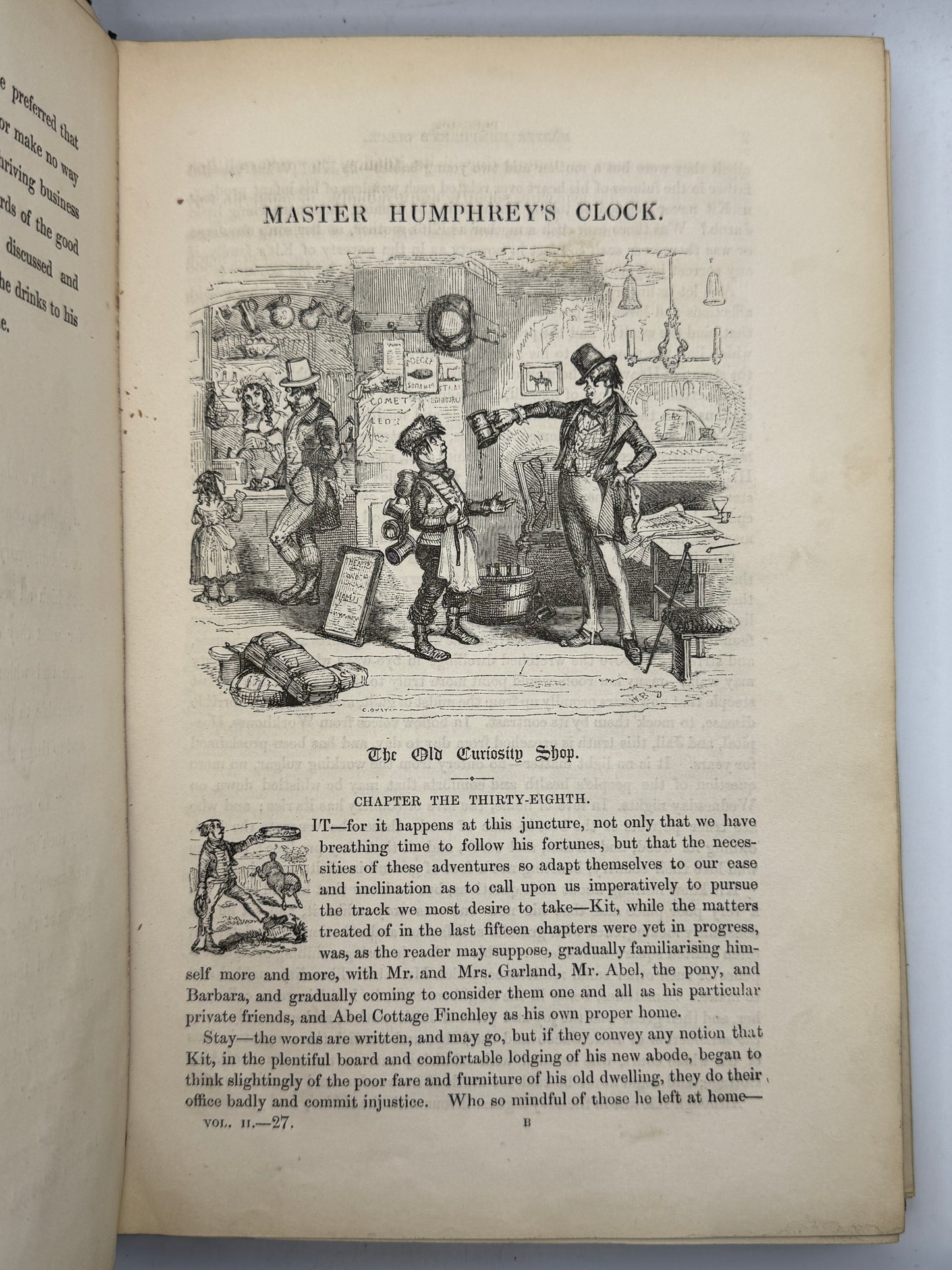 Master Humphrey's Clock by Charles Dickens 1840 in Bespoke Slipcase