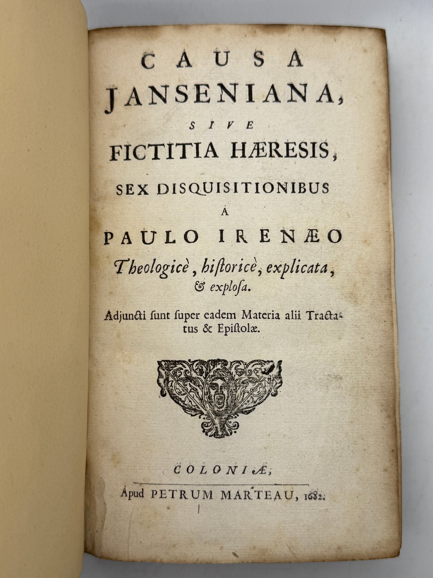 The Jansenist Cause by Pierre Nicole 1682