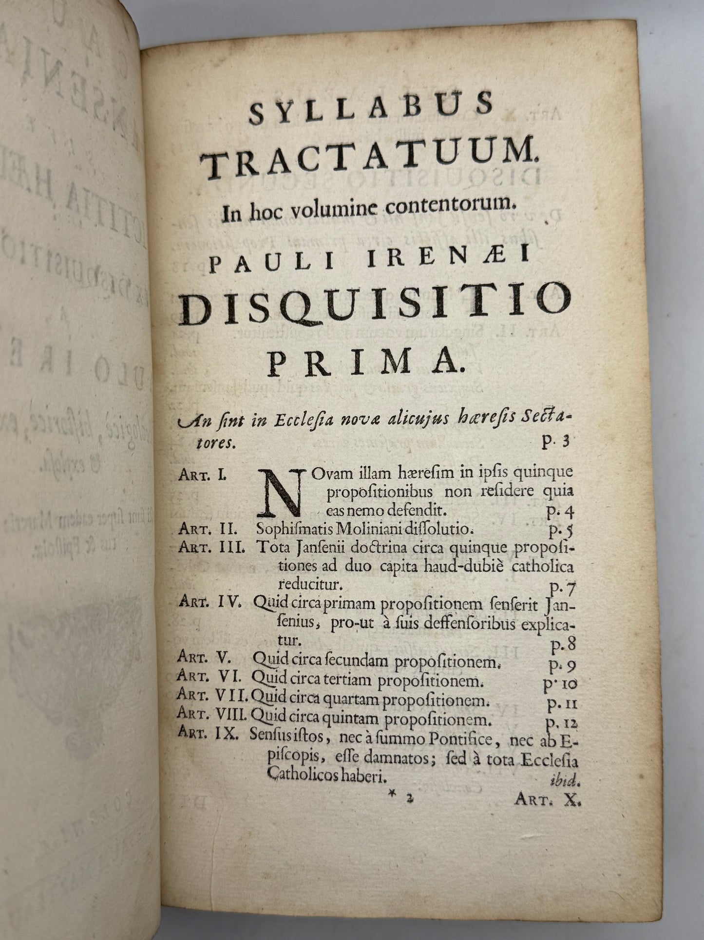 The Jansenist Cause by Pierre Nicole 1682