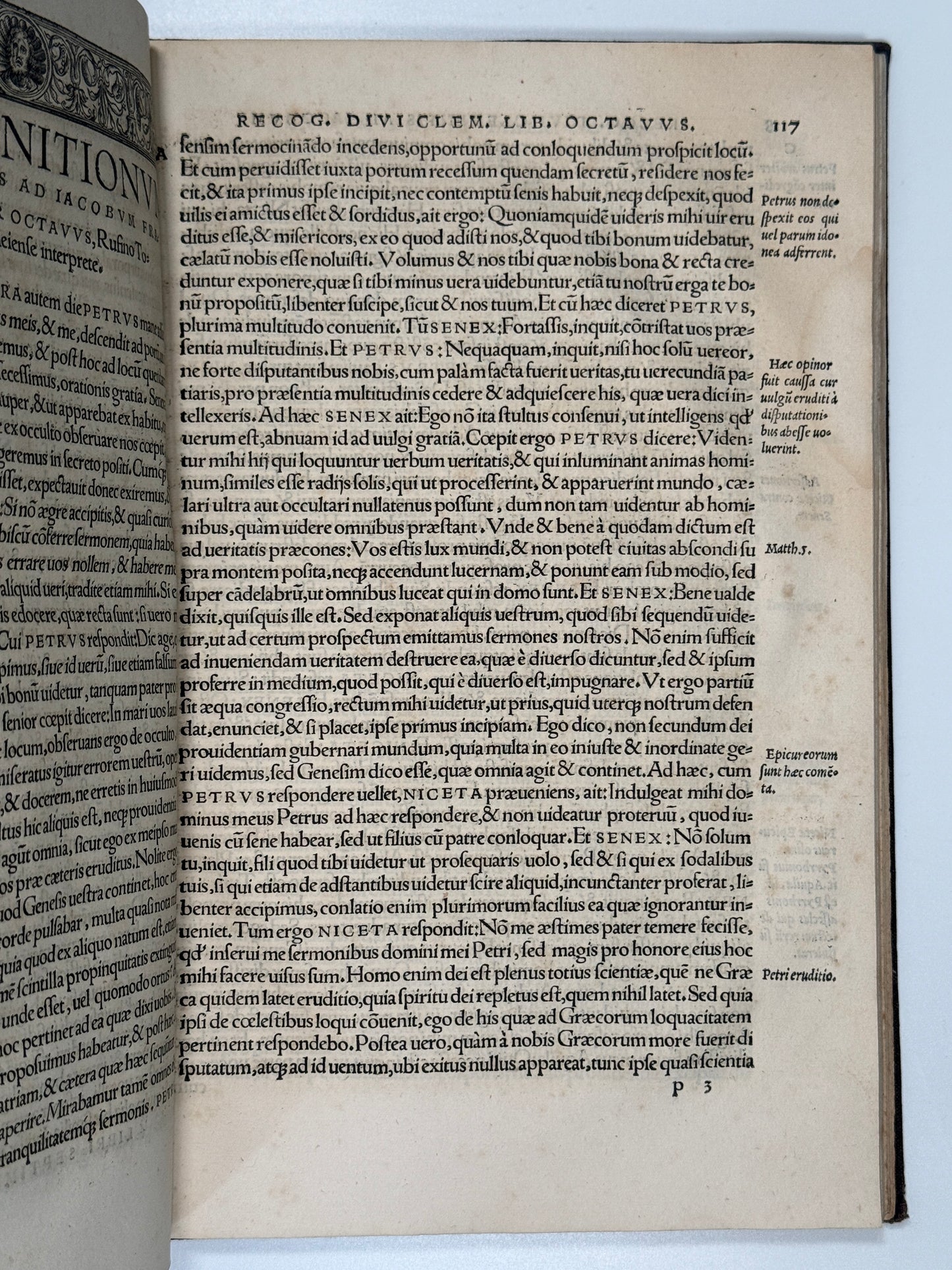 Epistles of Clement of Rome 1526 Post-Incunable