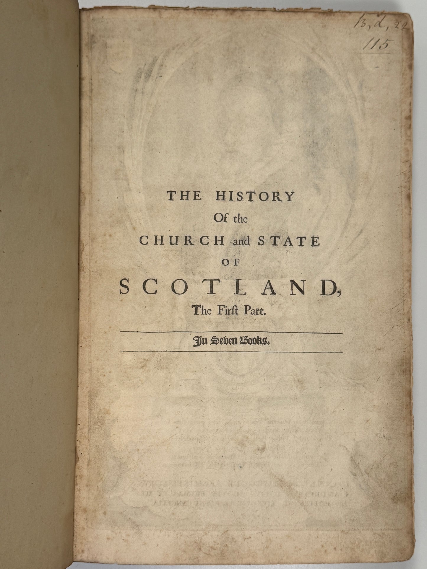 The History of the Church and State of Scotland 1678