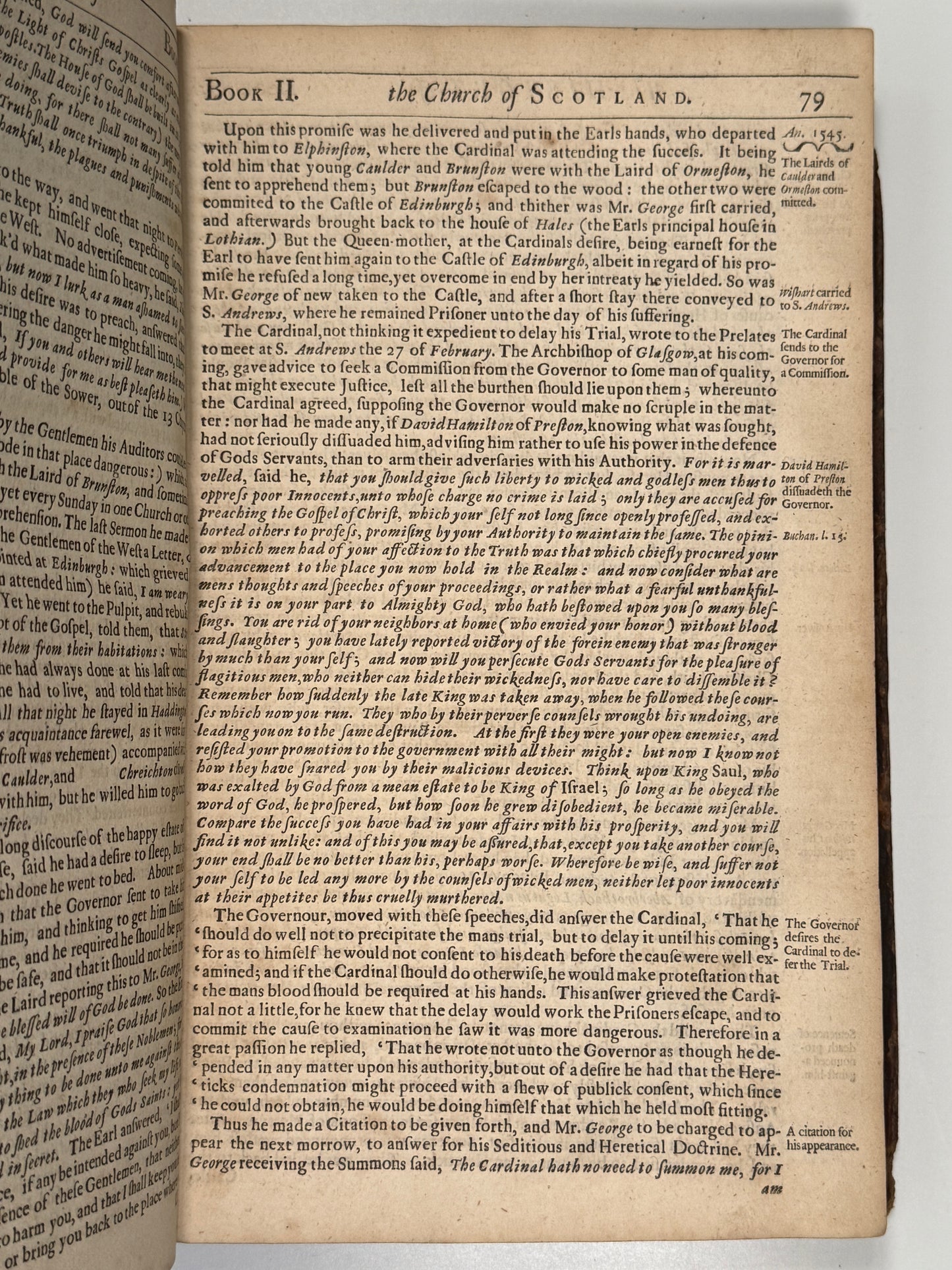 The History of the Church and State of Scotland 1678