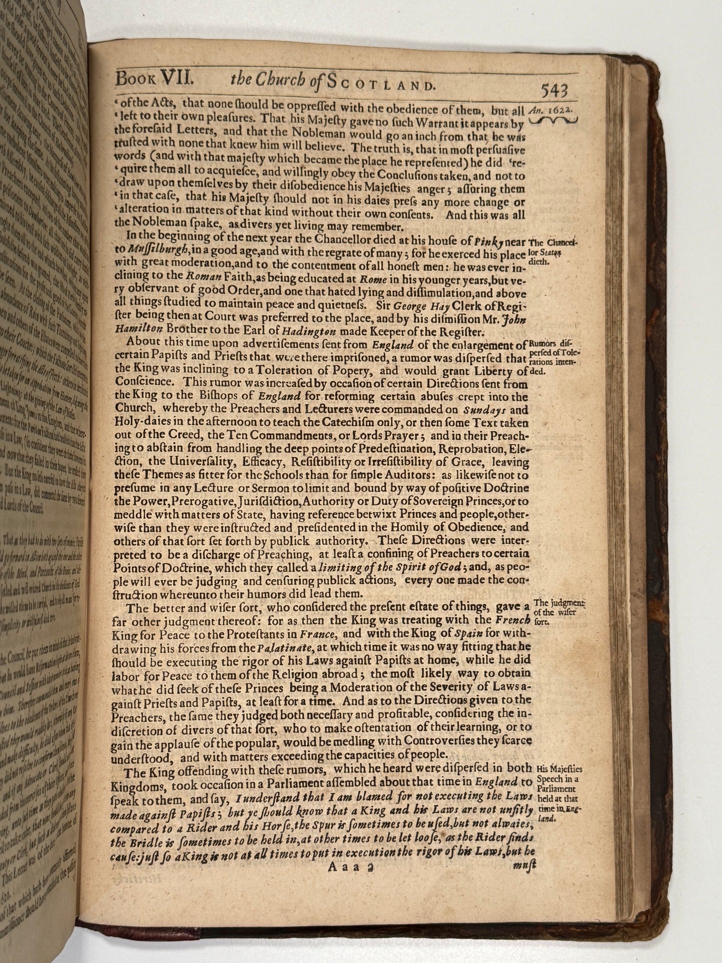 The History of the Church and State of Scotland 1678