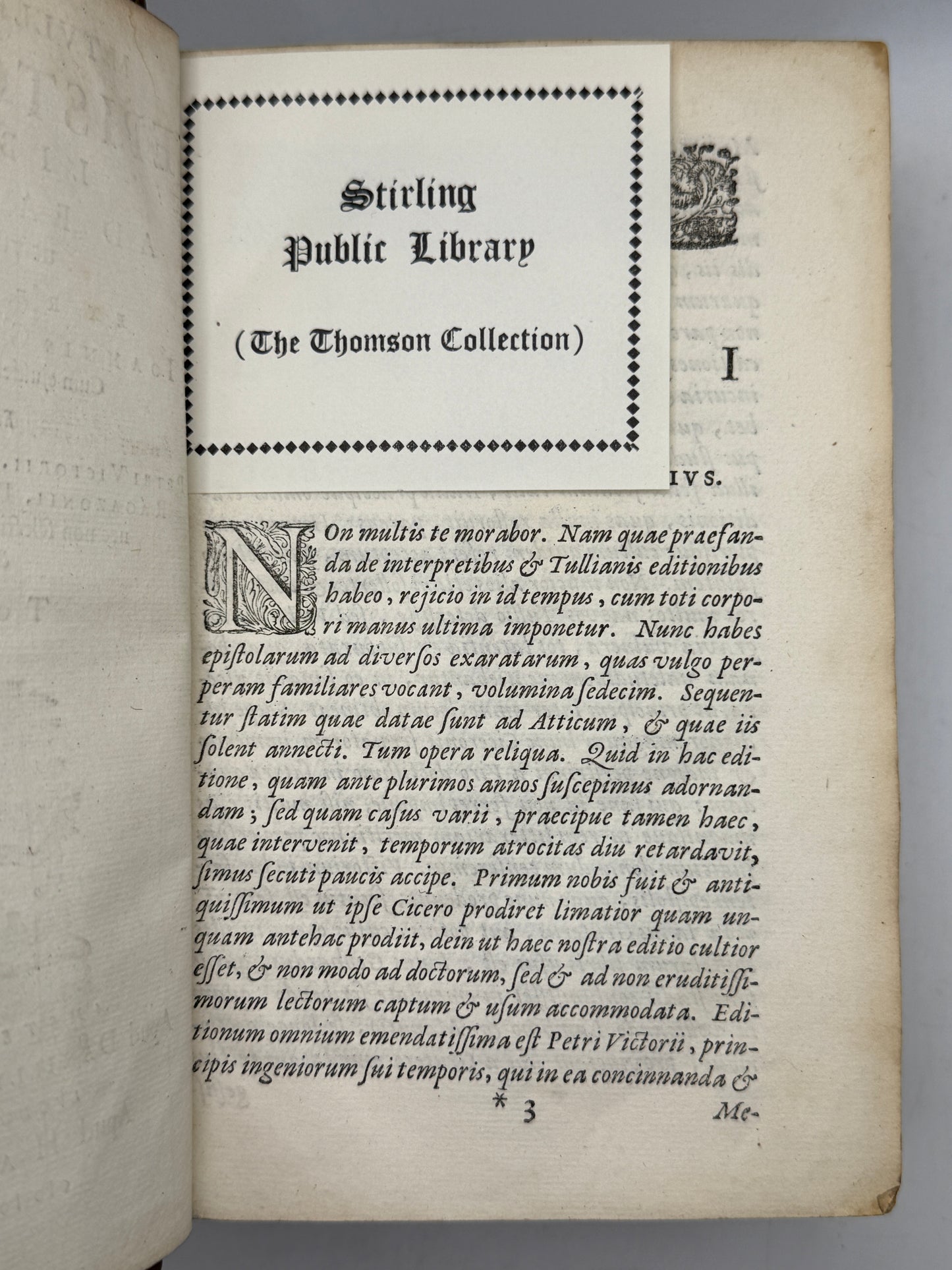 Cicero's Letters 1677 Elzevir Edition
