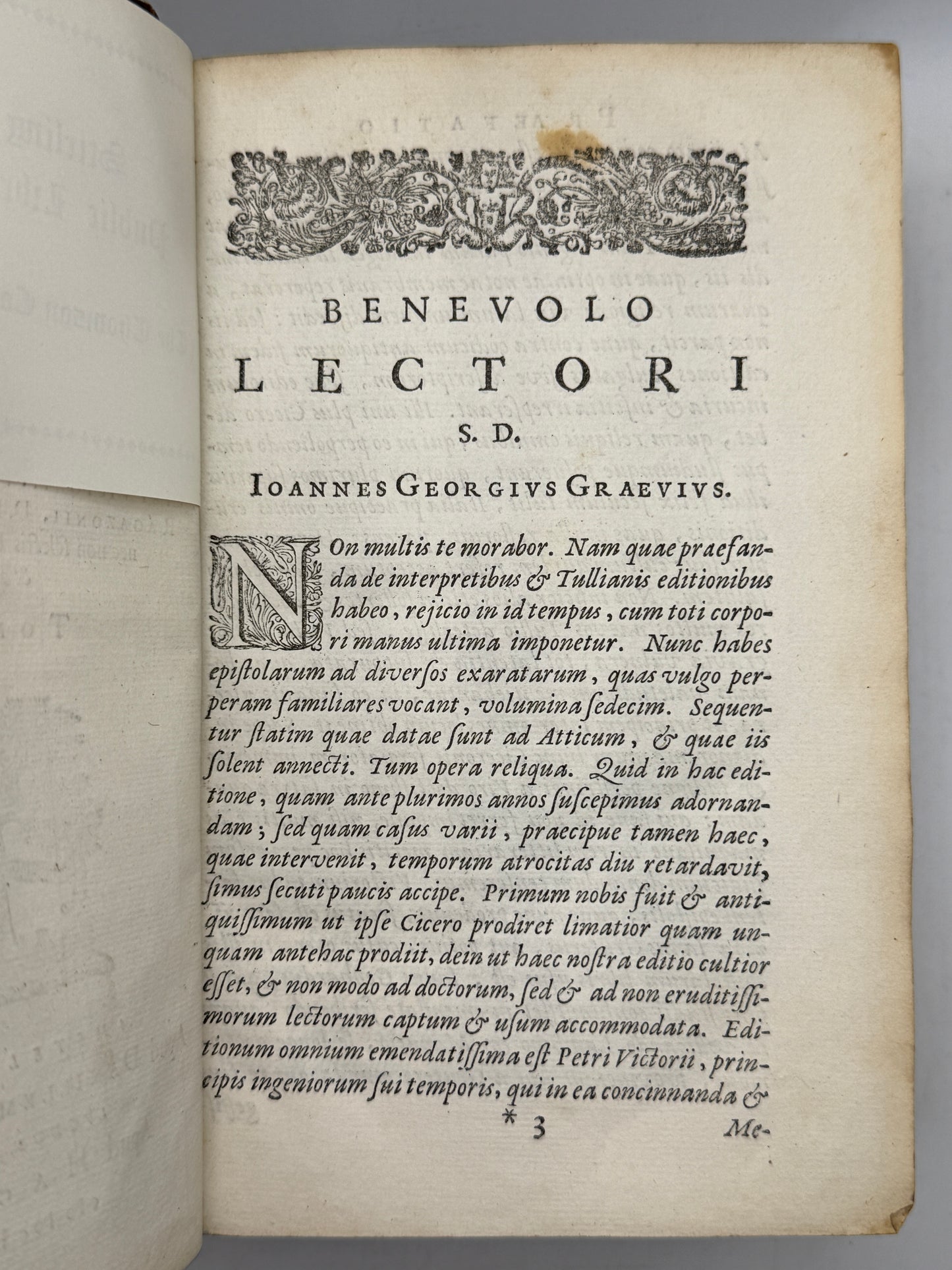Cicero's Letters 1677 Elzevir Edition