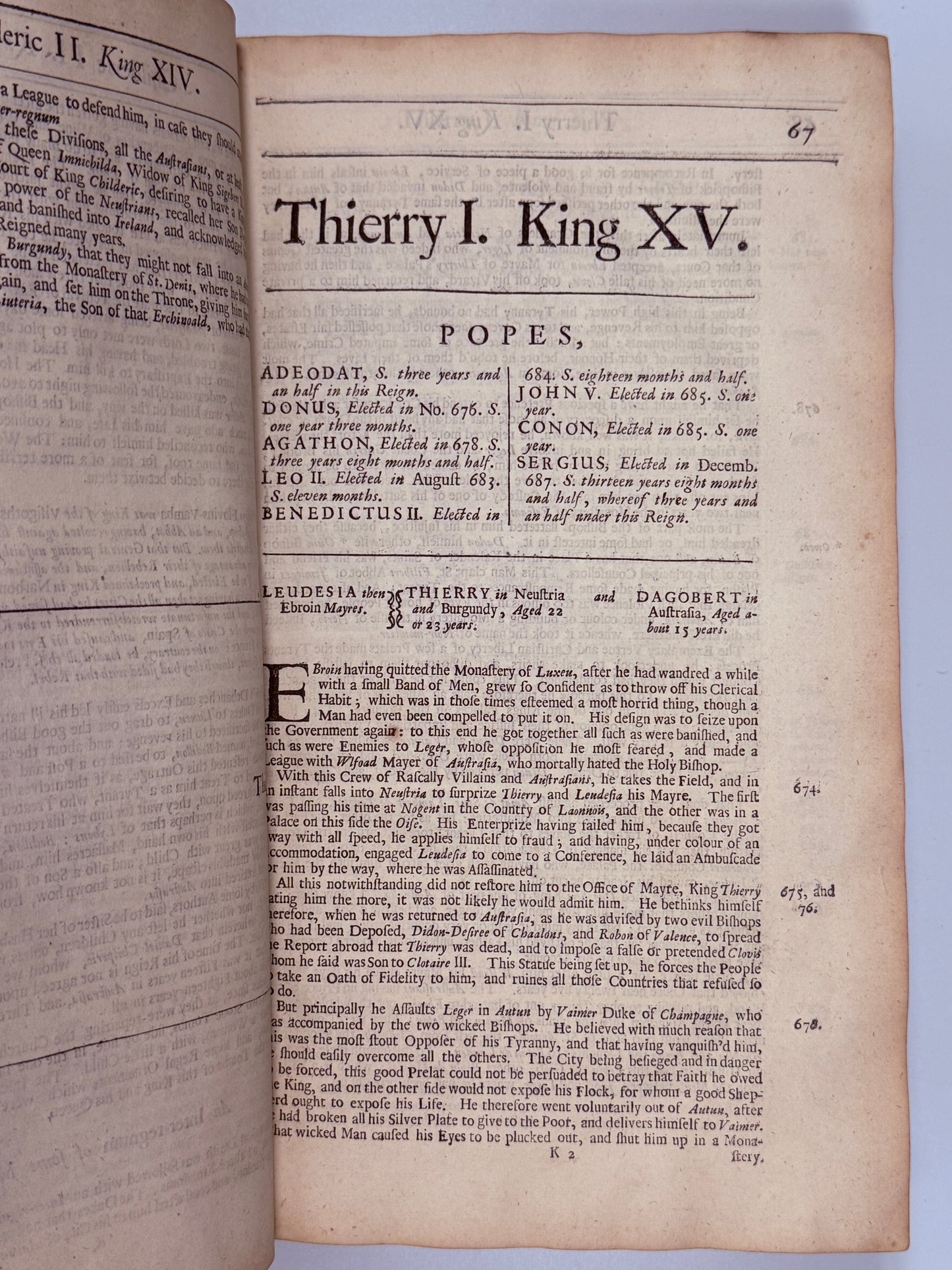 A Chronological History of France 1683