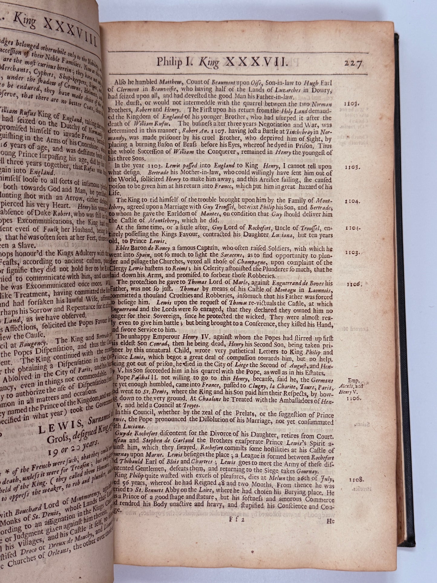 A Chronological History of France 1683