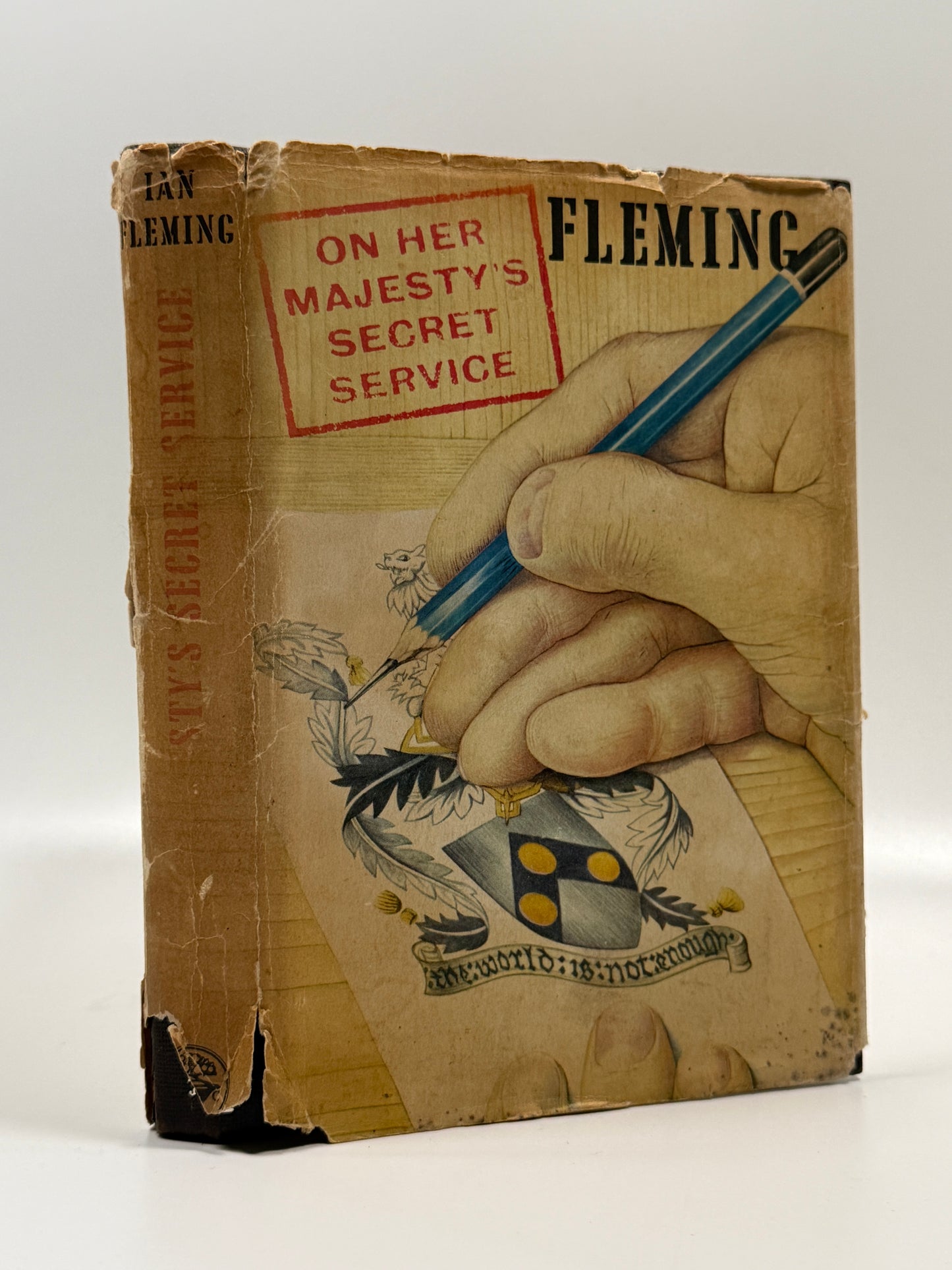 On Her Majesty's Secret Service by Ian Fleming 1963 First Edition with Dust Jacket