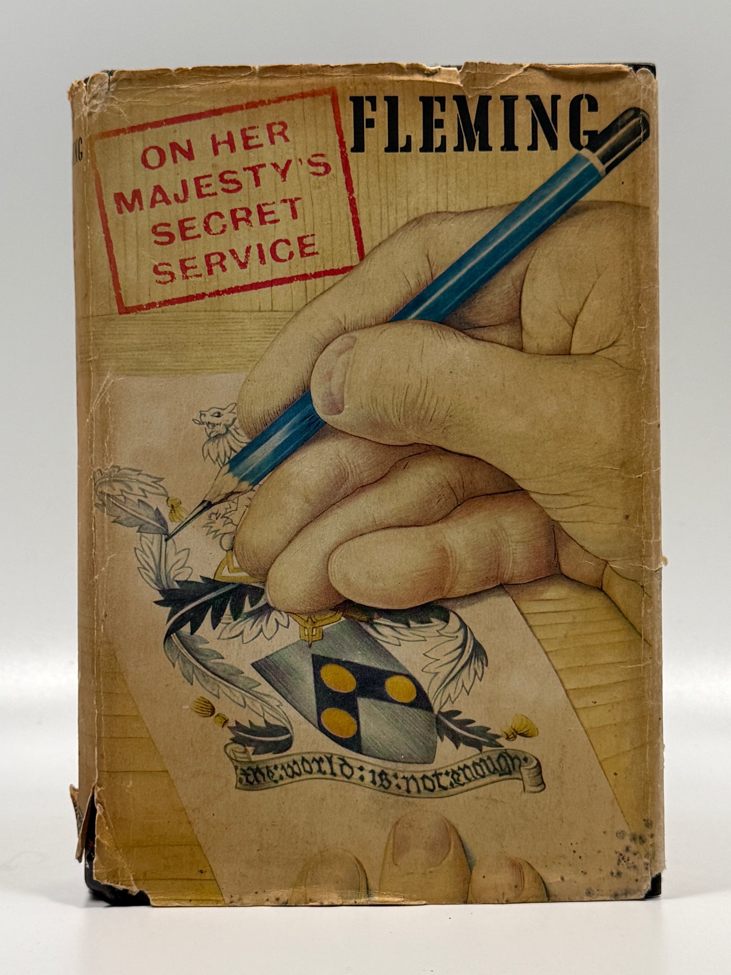 On Her Majesty's Secret Service by Ian Fleming 1963 First Edition with Dust Jacket