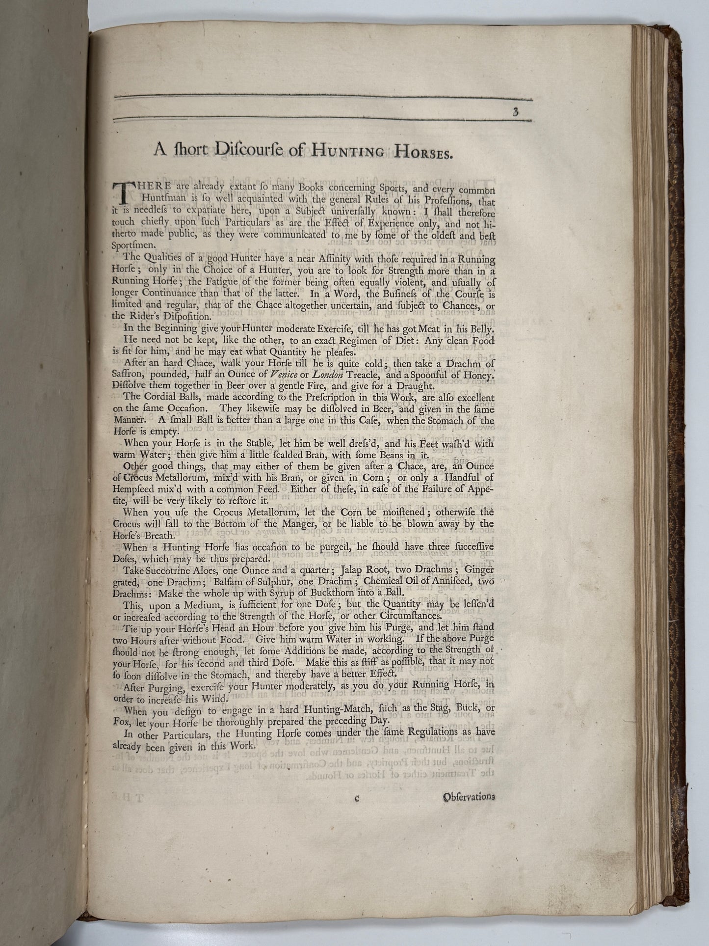 A General System of Horsemanship by William Cavendish 1743 First English Edition