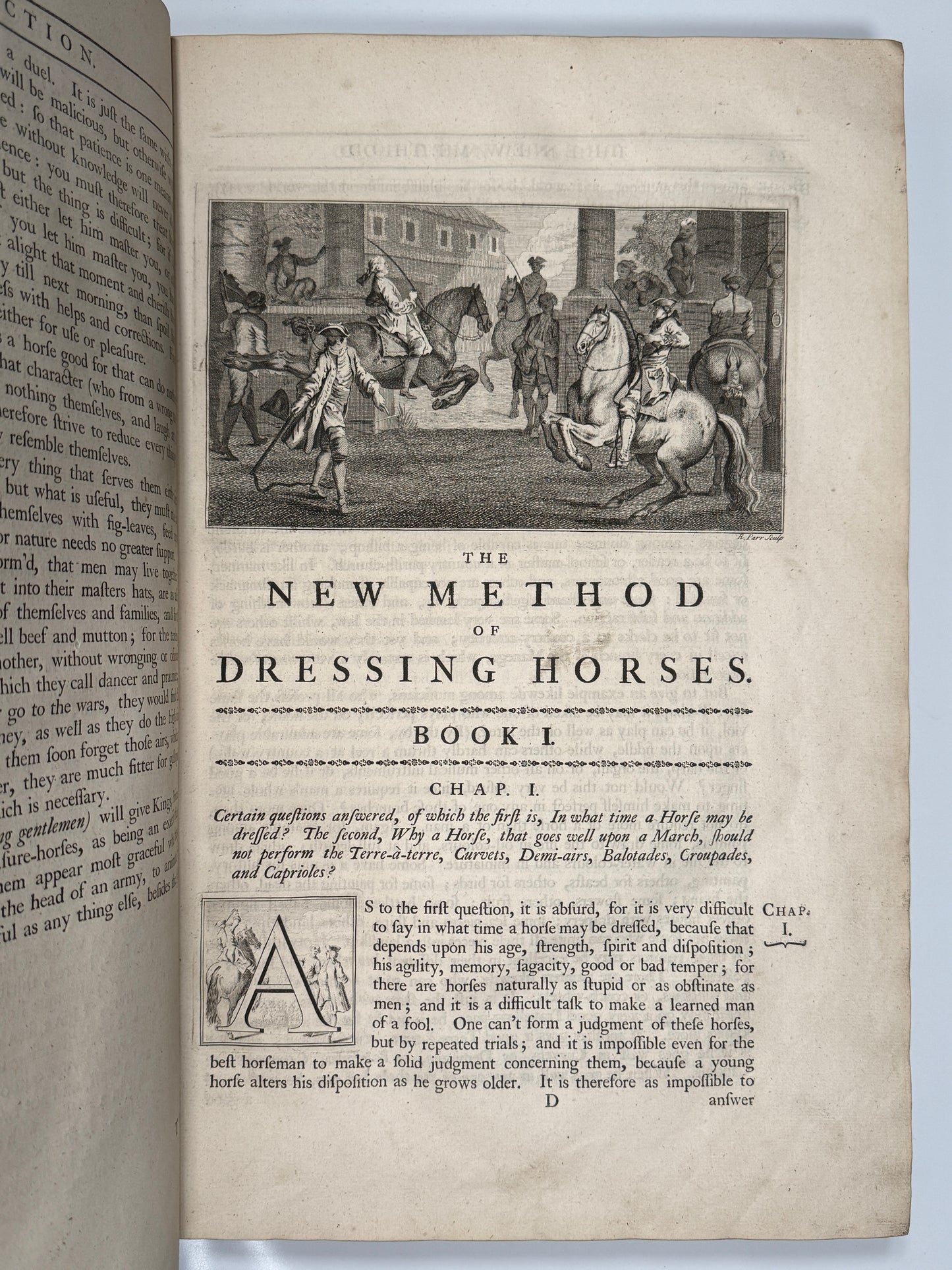 A General System of Horsemanship by William Cavendish 1743 First English Edition