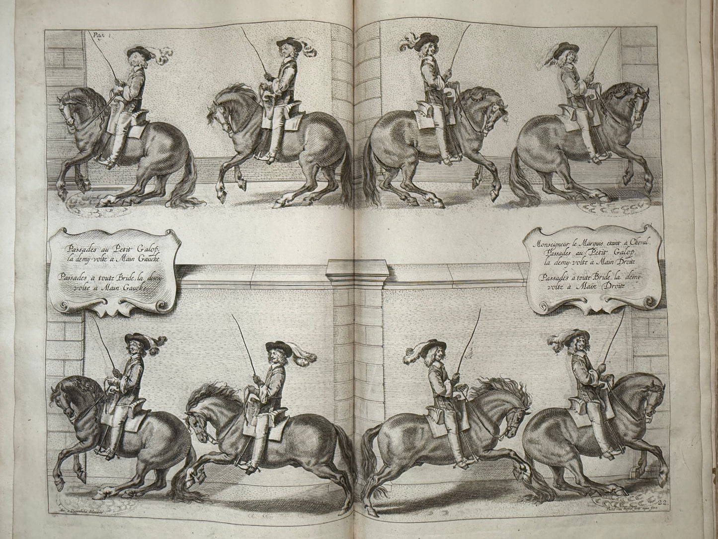 A General System of Horsemanship by William Cavendish 1743 First English Edition