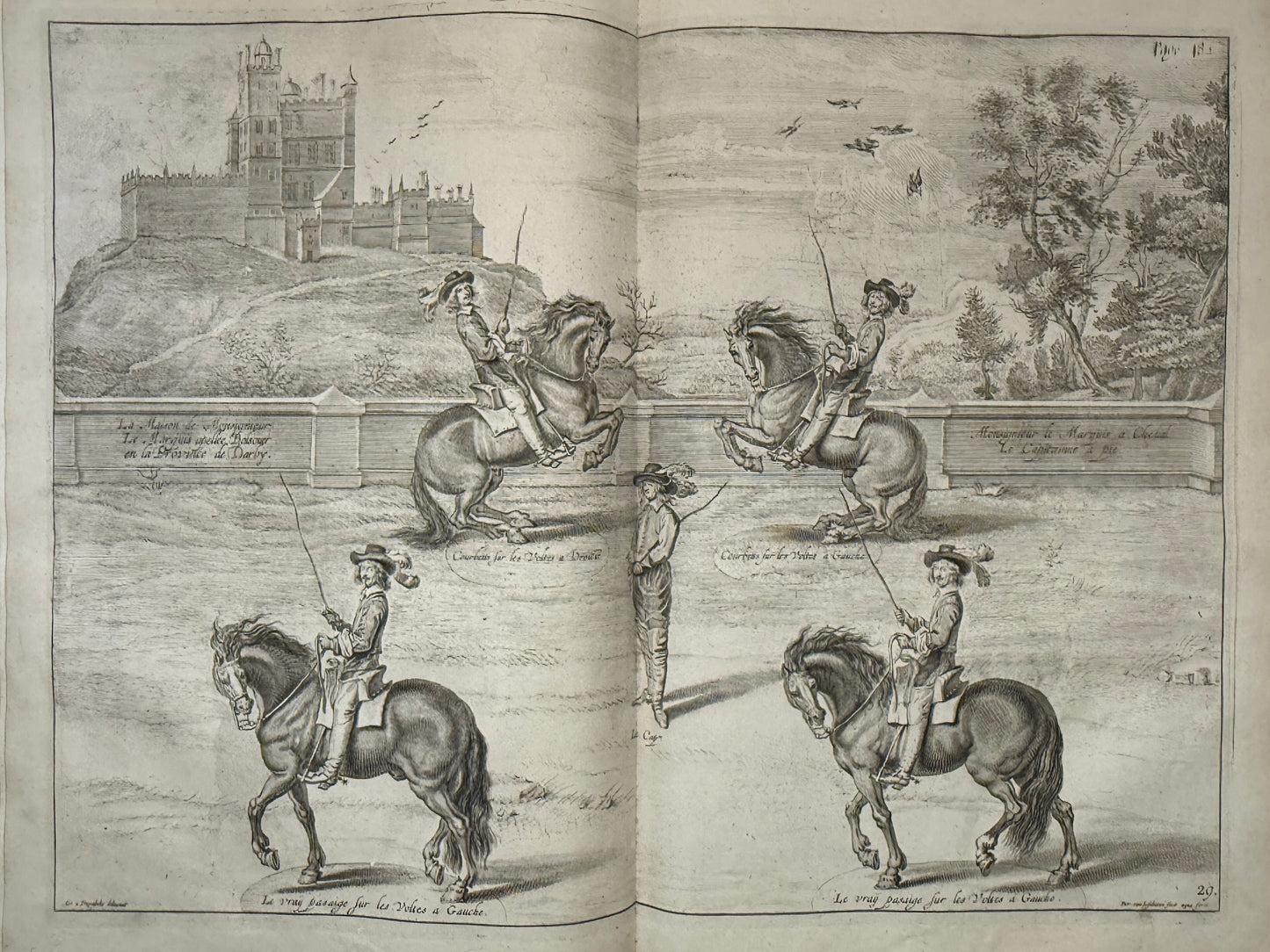 A General System of Horsemanship by William Cavendish 1743 First English Edition