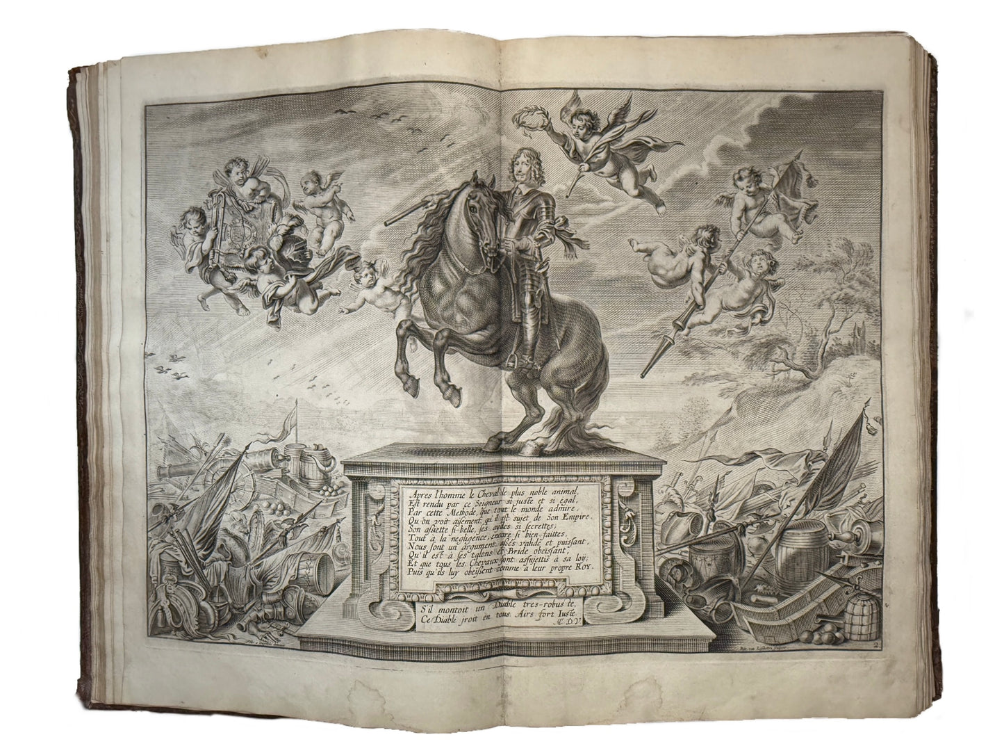 A General System of Horsemanship by William Cavendish 1743 First English Edition
