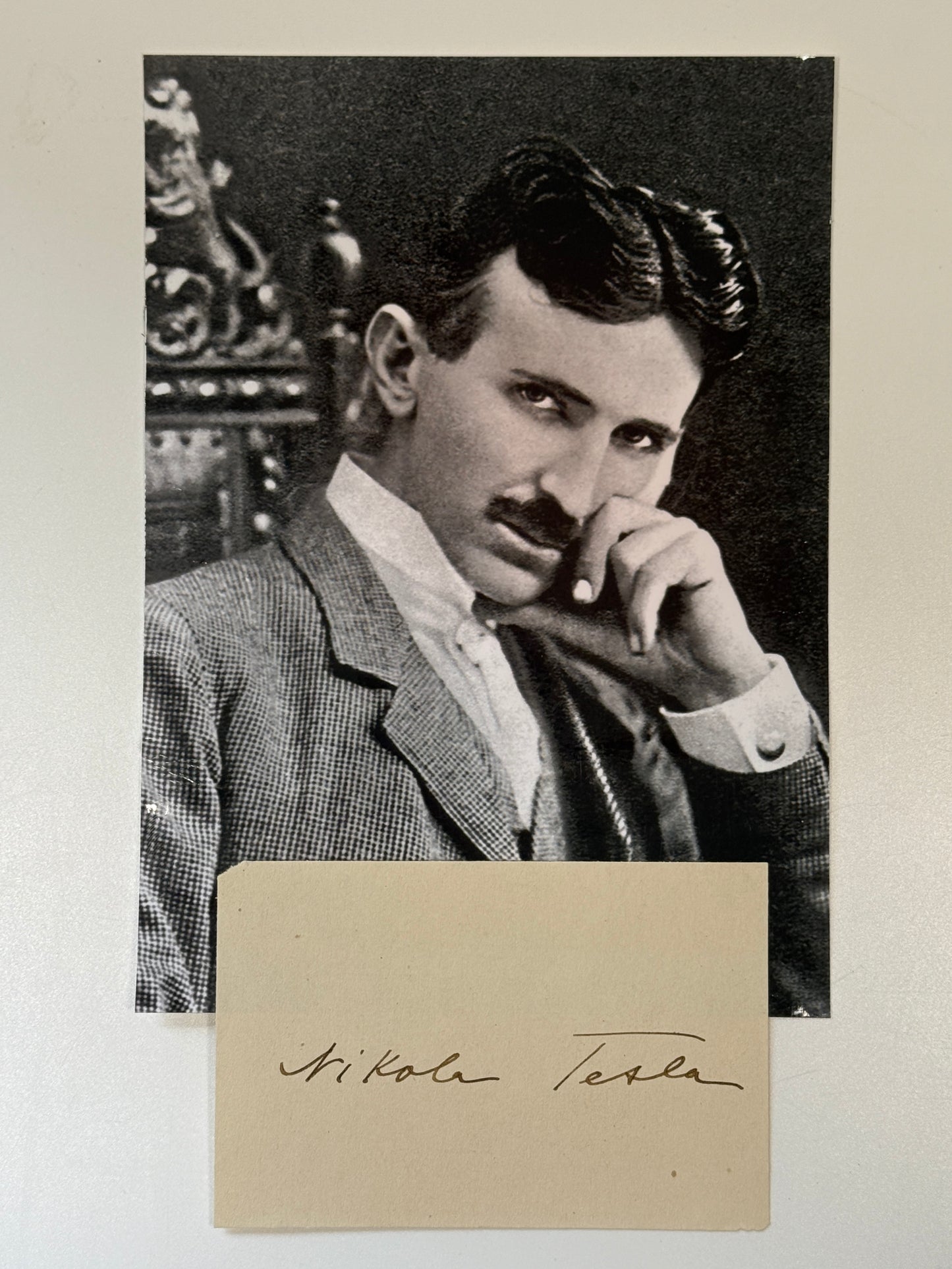 The Autograph of Nikola Tesla