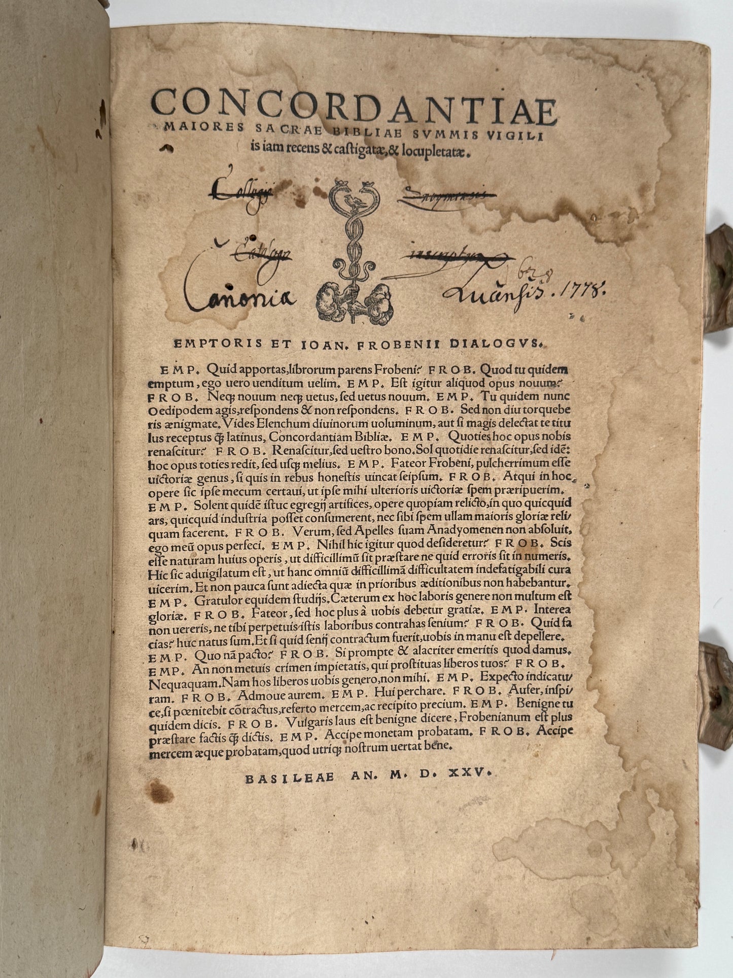 Biblical Concordance 1525 Early-Reformed & Protestant Use