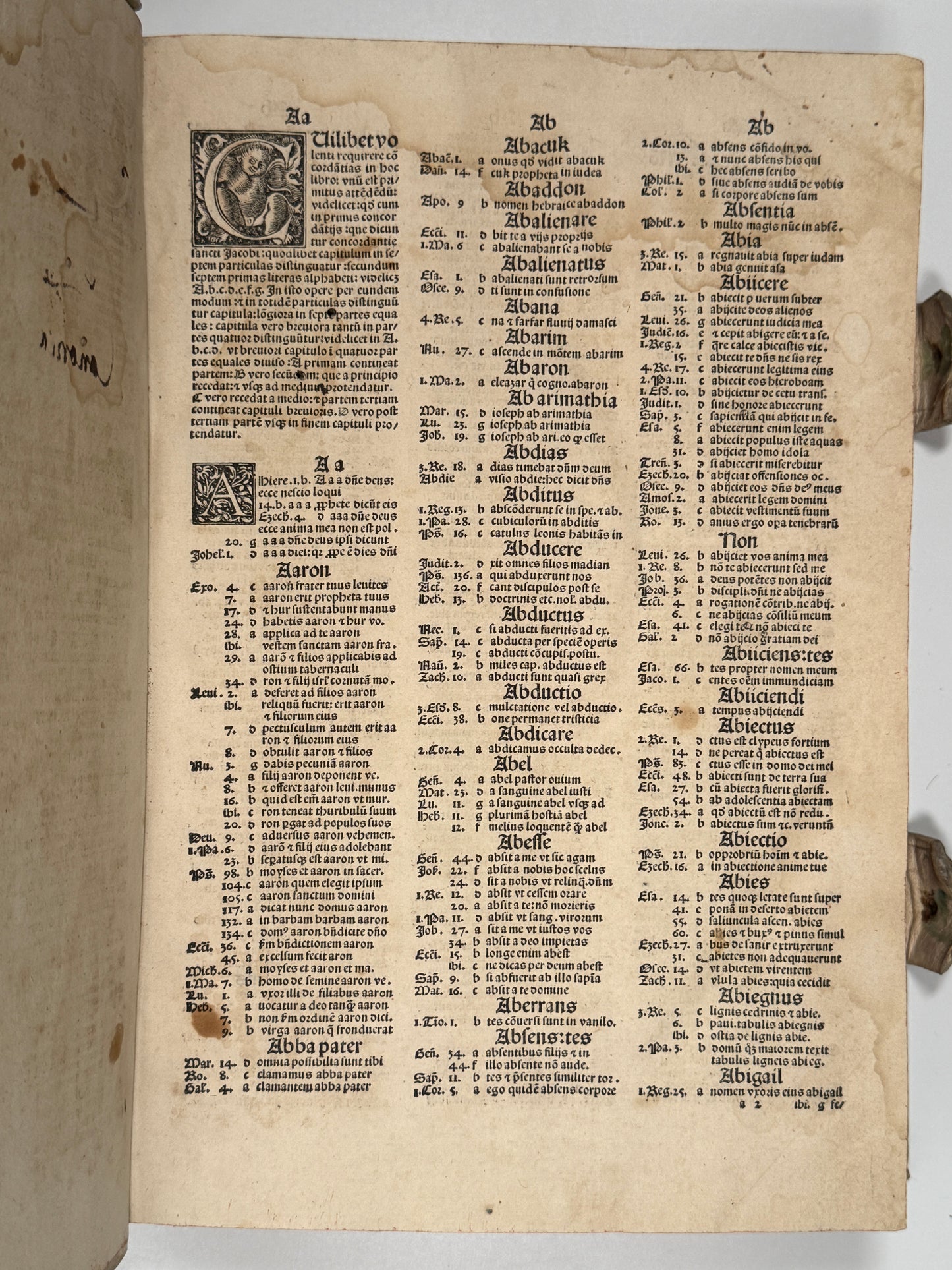 Biblical Concordance 1525 Early-Reformed & Protestant Use