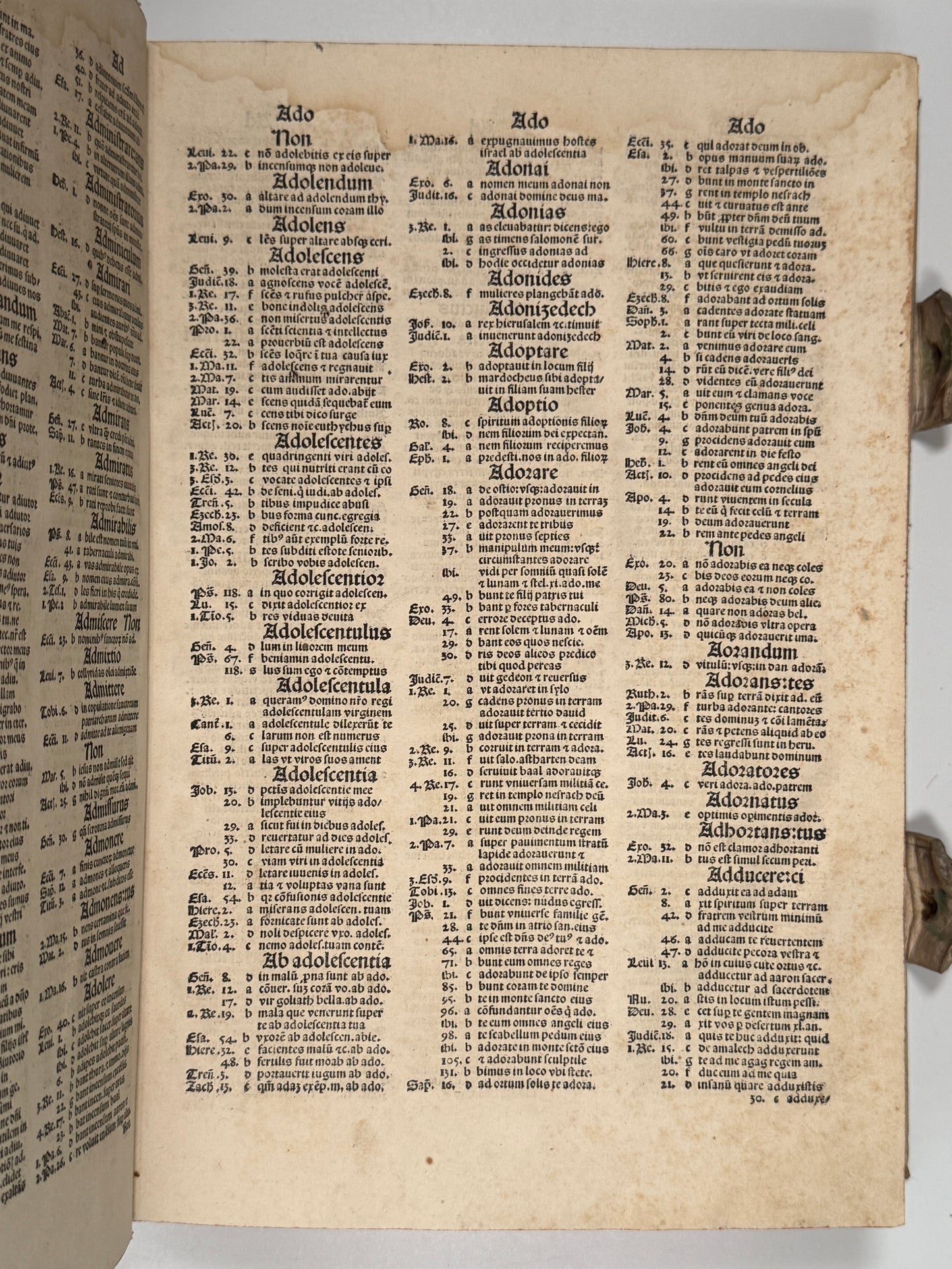 Biblical Concordance 1525 Early-Reformed & Protestant Use
