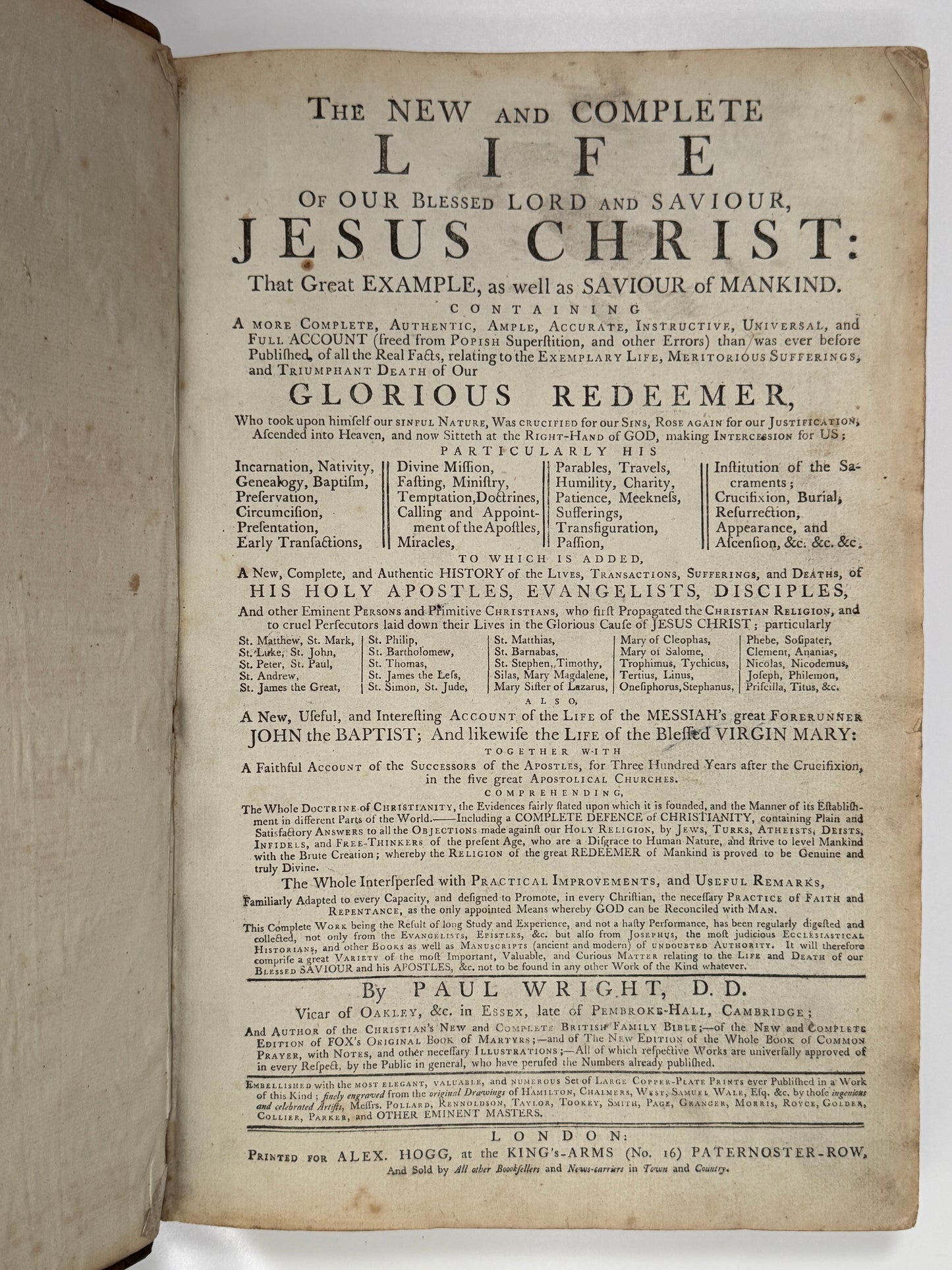 The Life of Jesus Christ c.1790