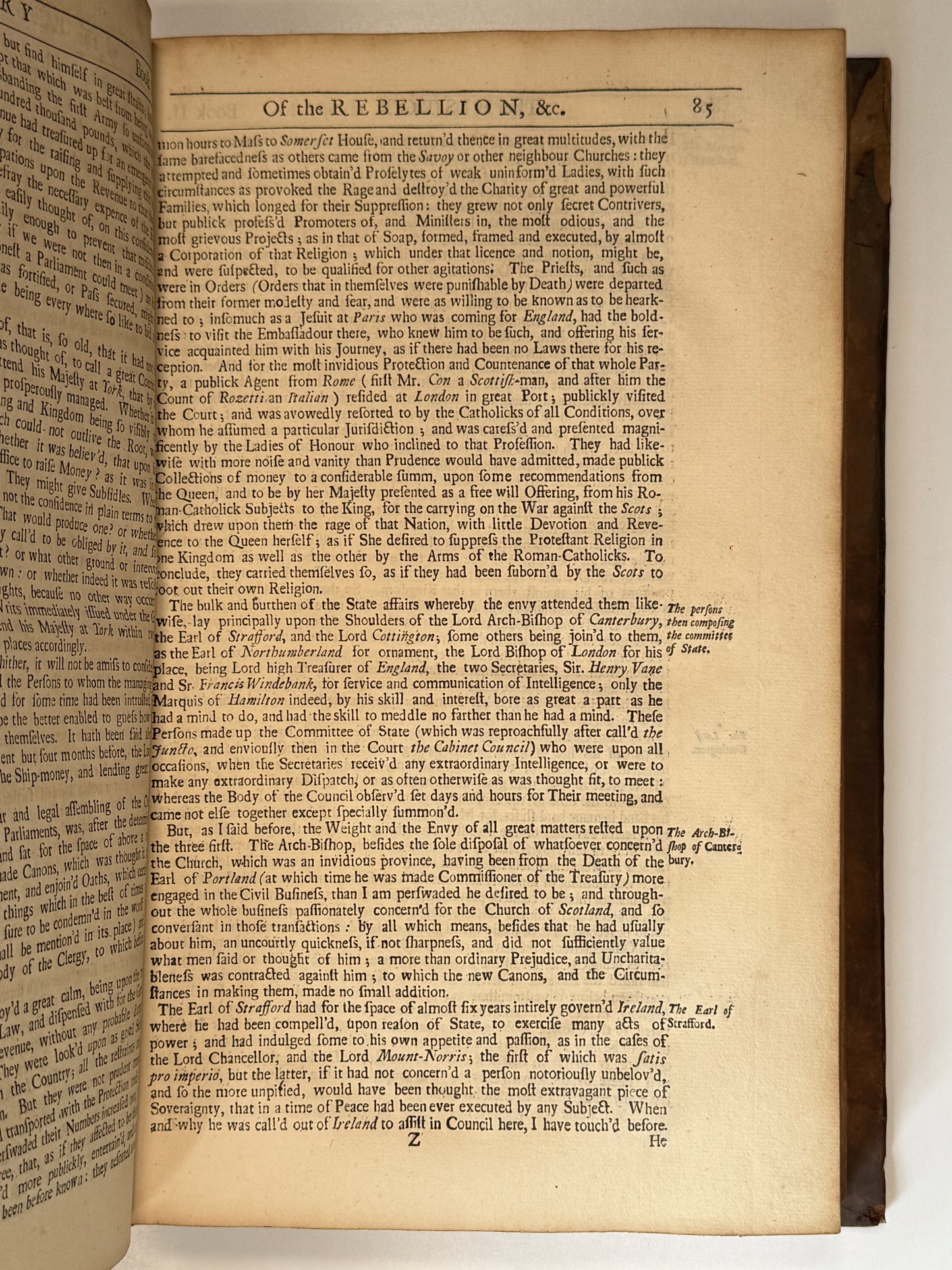The History of the Rebellion and Civil Wars in England 1719
